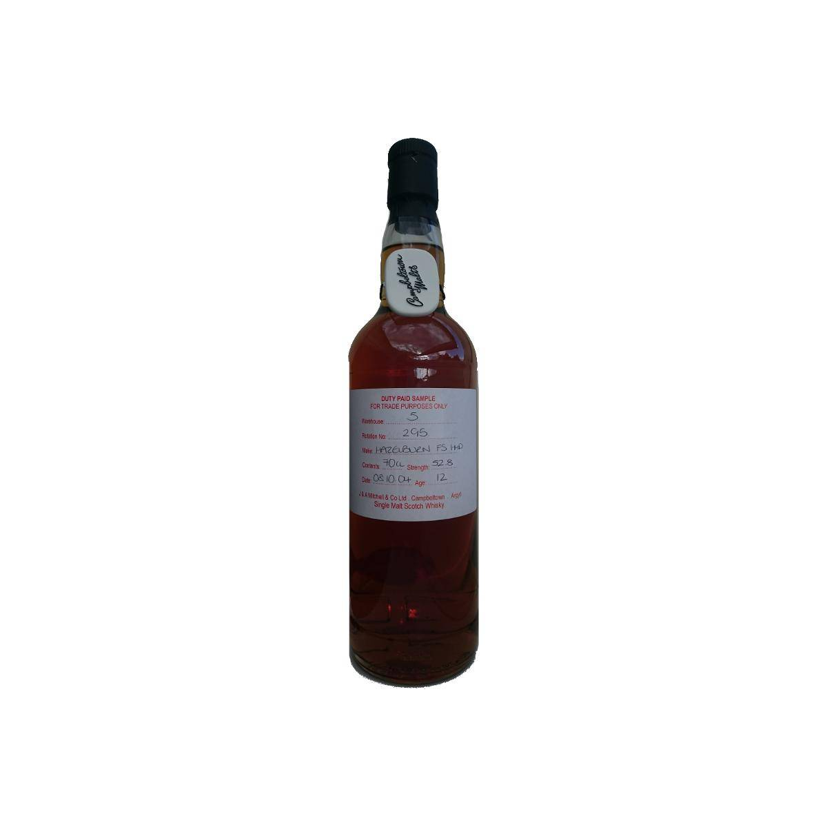 Hazelburn Duty Paid Sample - For Trade Purposes Only 2004 12 Years Single Malt Whisky