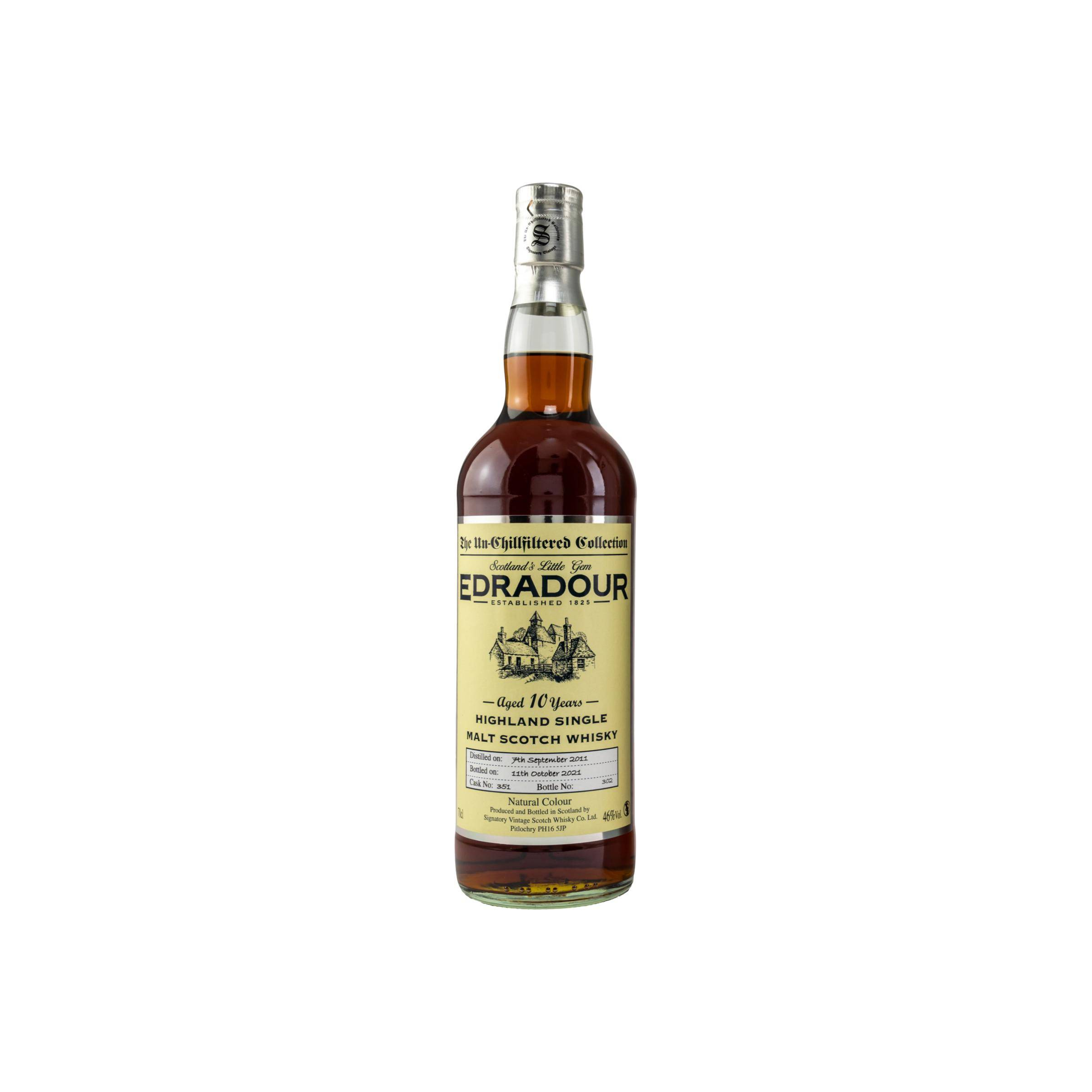 Edradour The Un-Chillfiltered Collection 2011 10 Years Single Malt Whisky