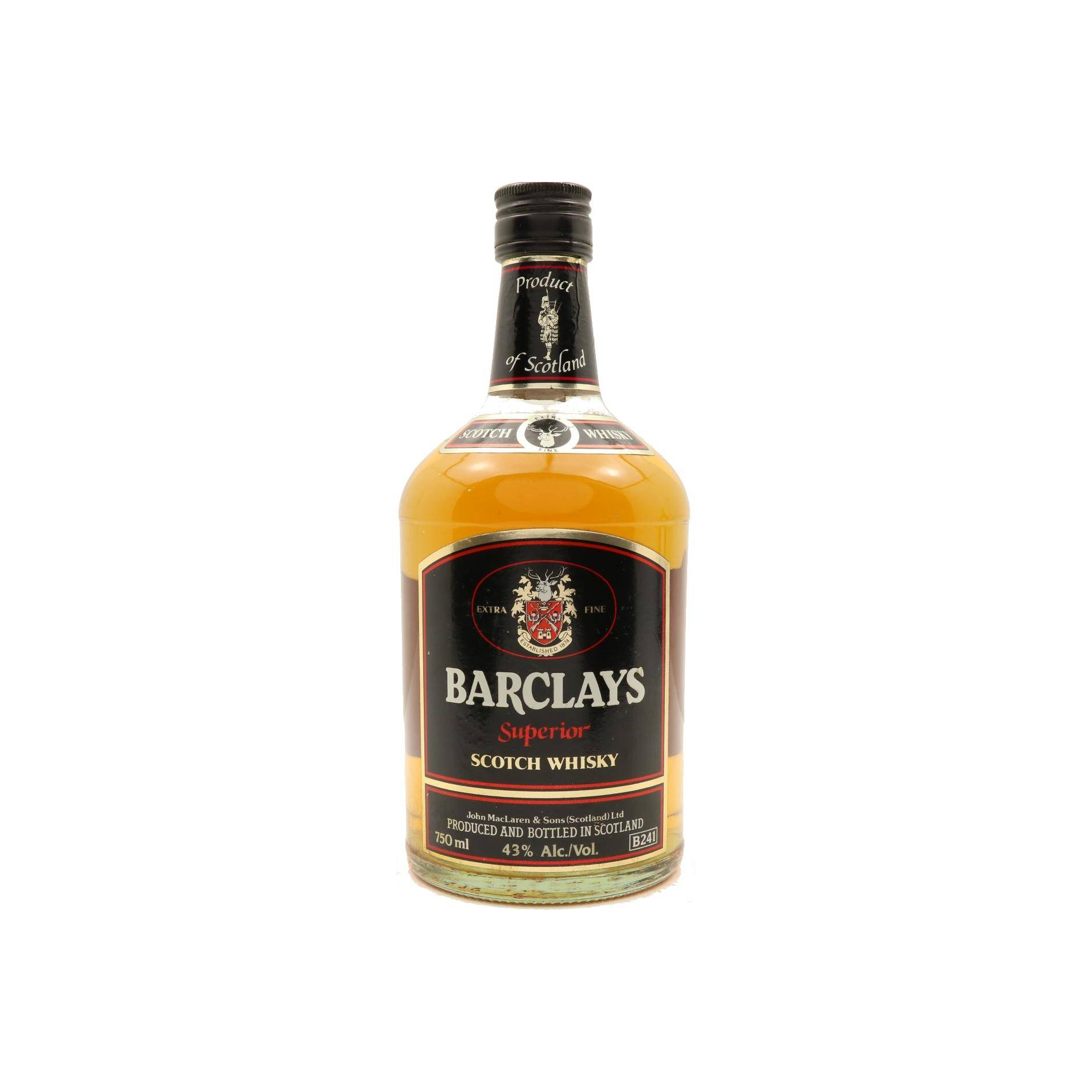 Barclays Superior Scotch Whisky
