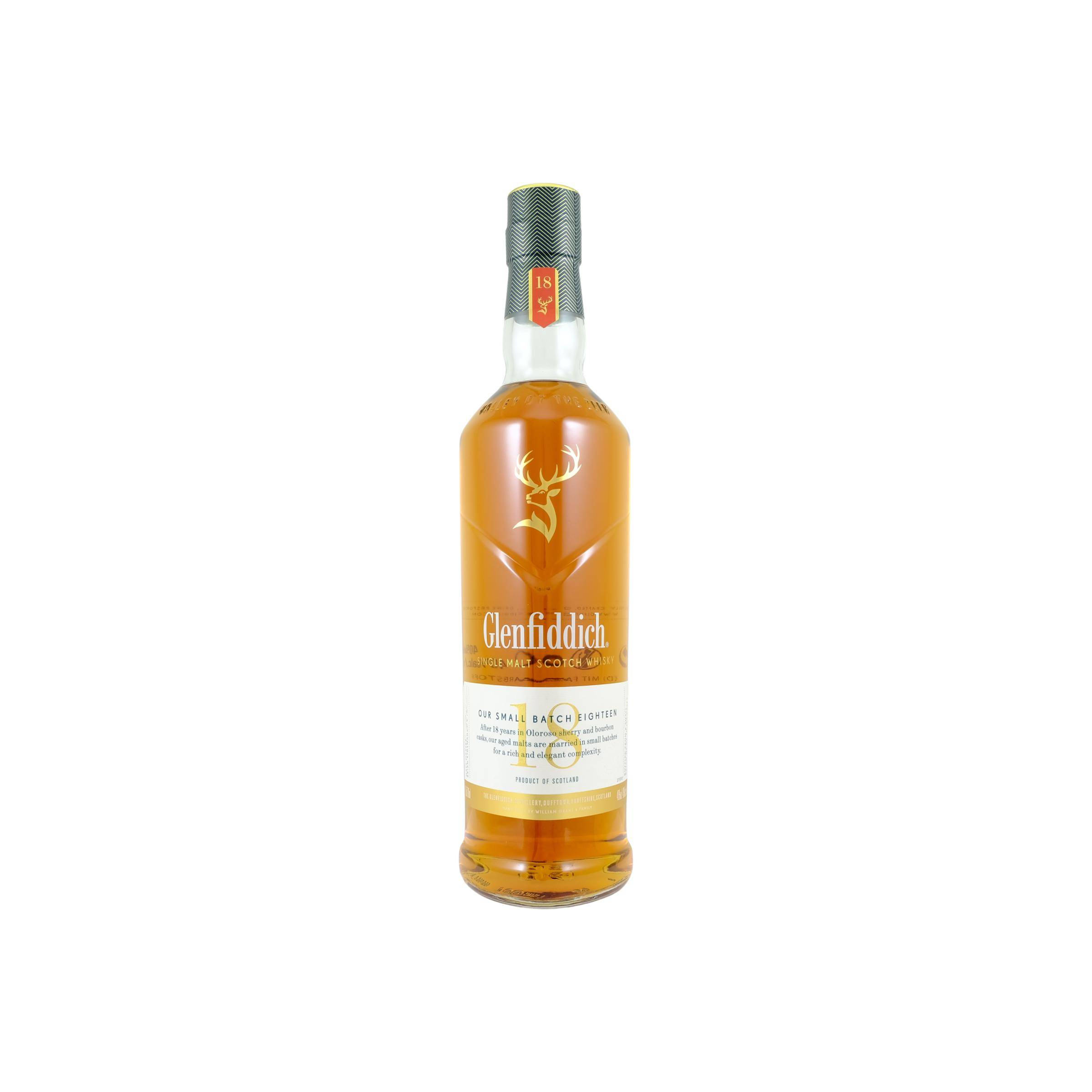 Glenfiddich 18 Years Single Malt Whisky