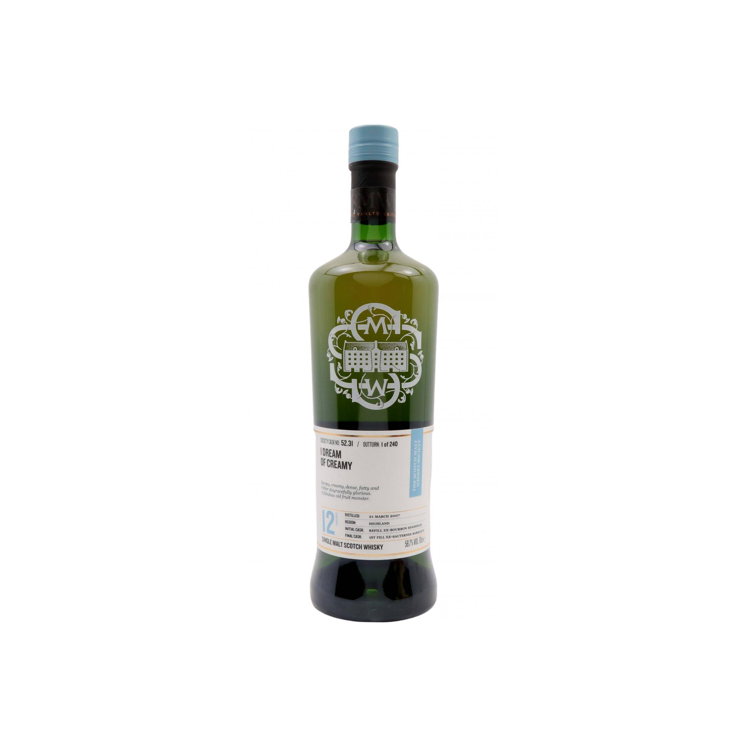 The Scotch Malt Whisky Society 2007 12 Years Single Malt Whisky