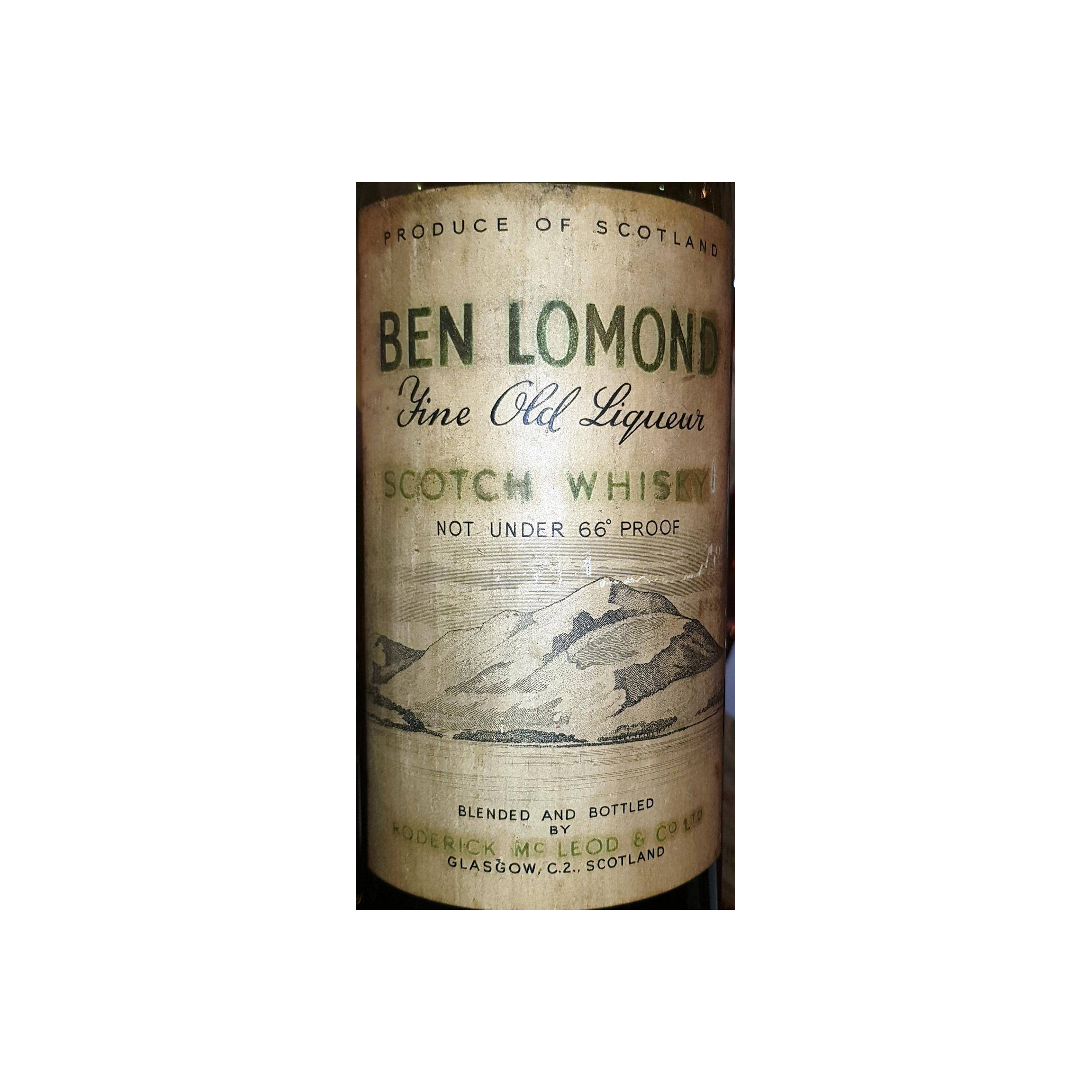 Ben Lomond Fine Old Liqueur