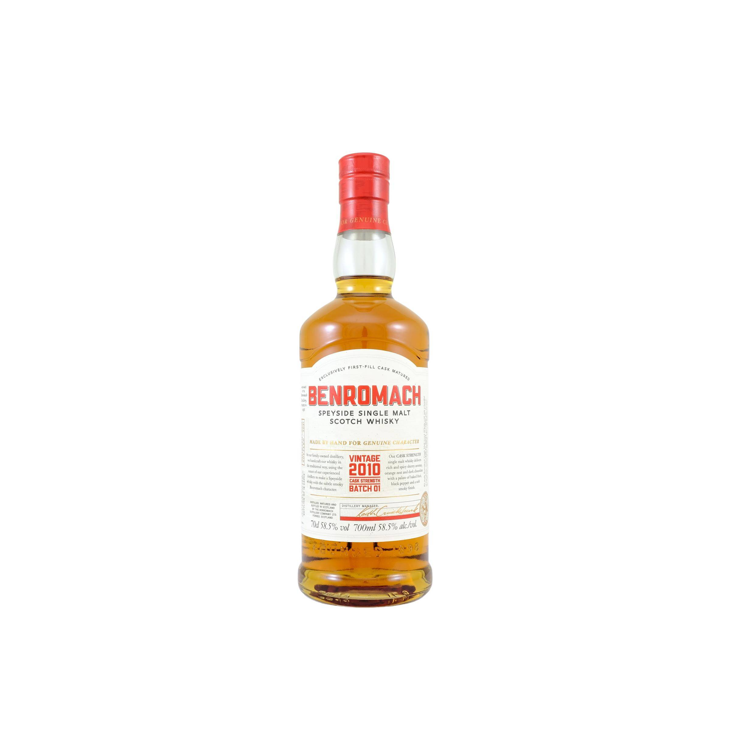 Benromach Cask Strength Collection 2010 10 Years Single Malt Whisky