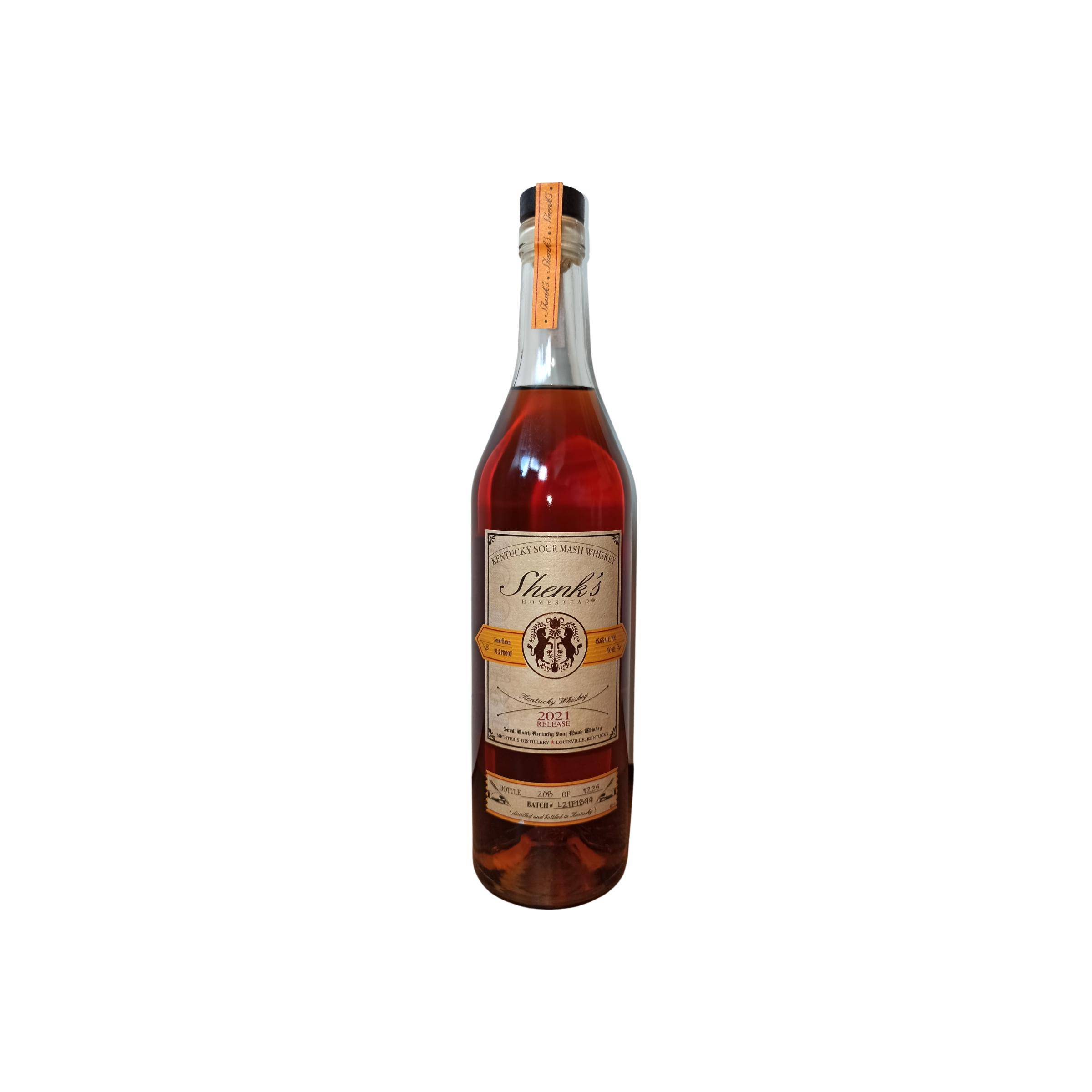Shenk's Homestead Kentucky Sour Mash Whiskey