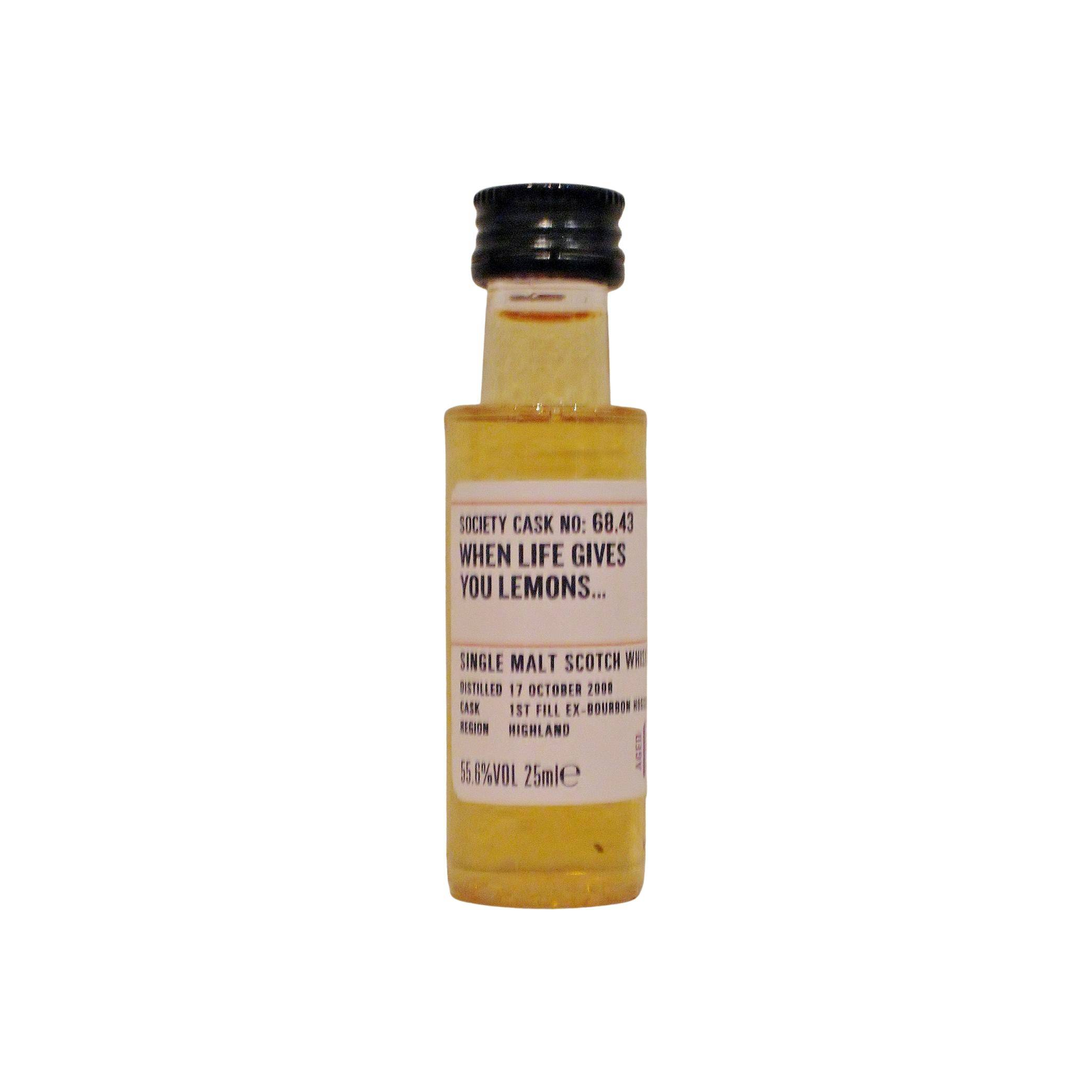 The Scotch Malt Whisky Society 2008 11 Years Single Malt Whisky 2