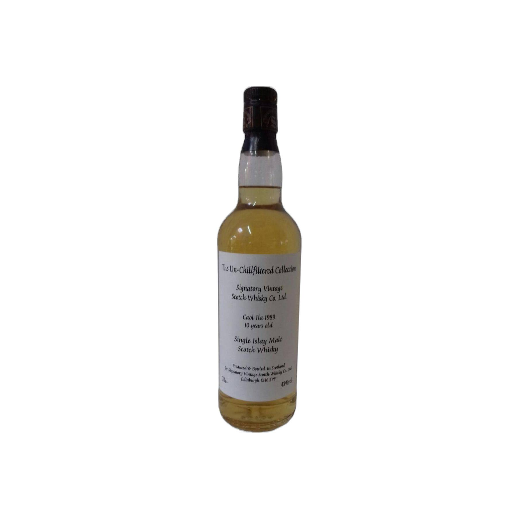 Caol Ila The Un-Chillfiltered Collection 1989 10 Years Single Malt Whisky