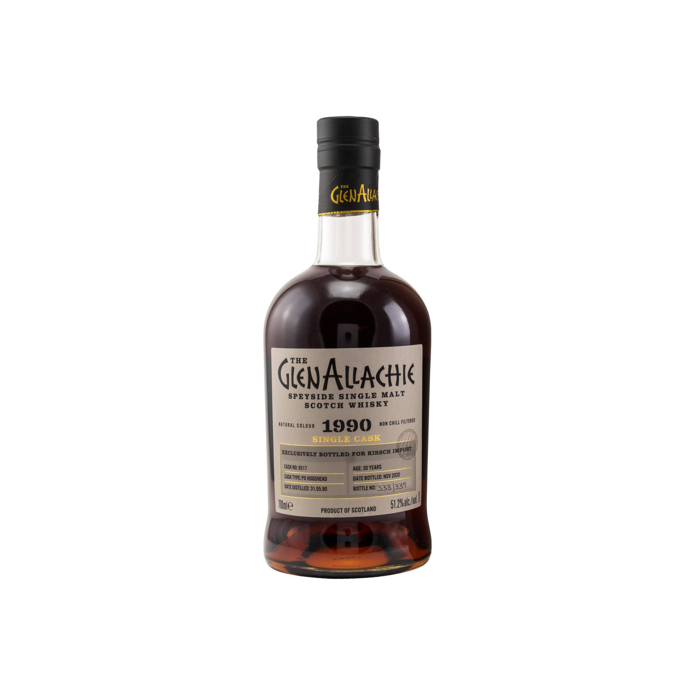 The GlenAllachie 1990 30 Years Single Malt Whisky