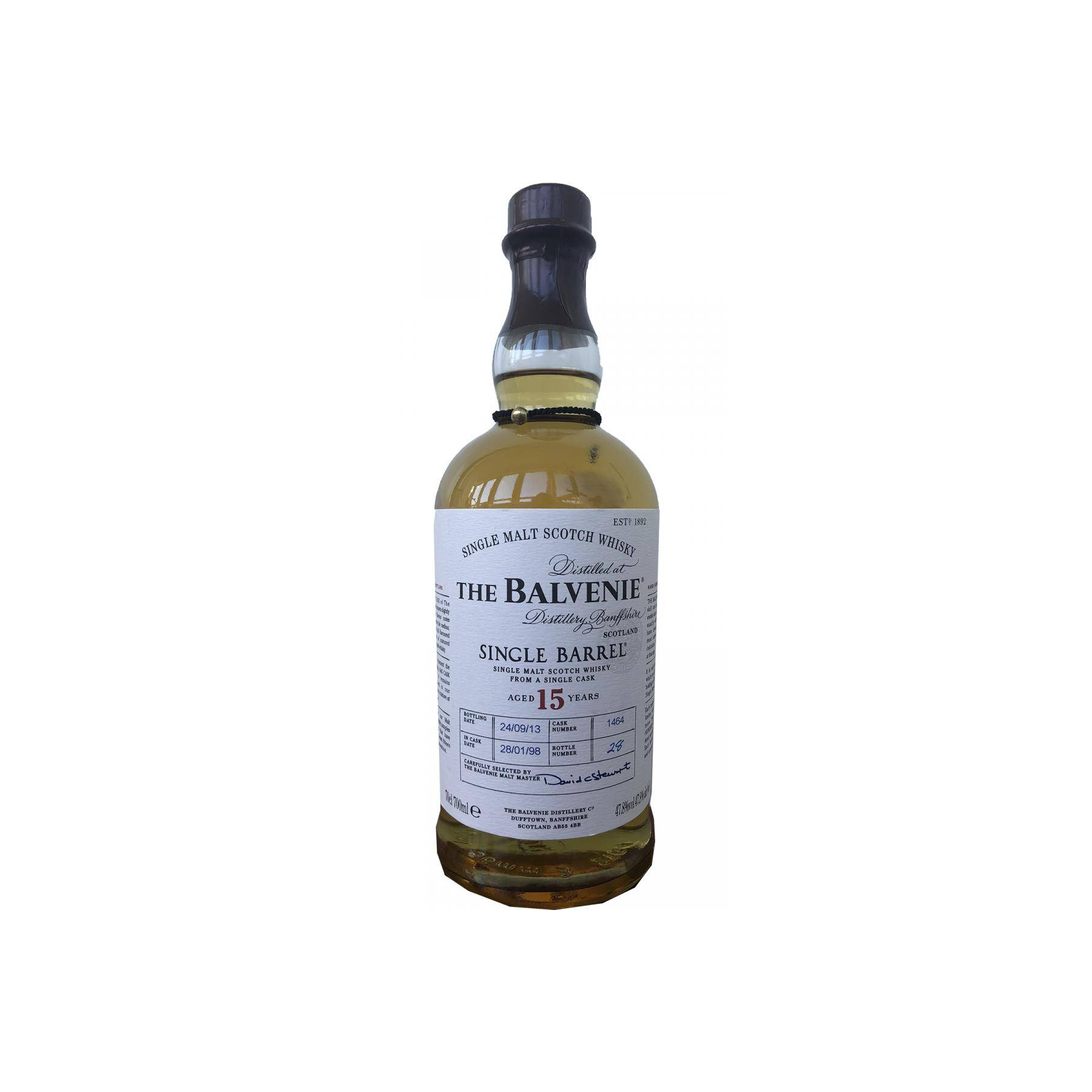 The Balvenie Single Cask 1998 15 Years Single Malt Whisky