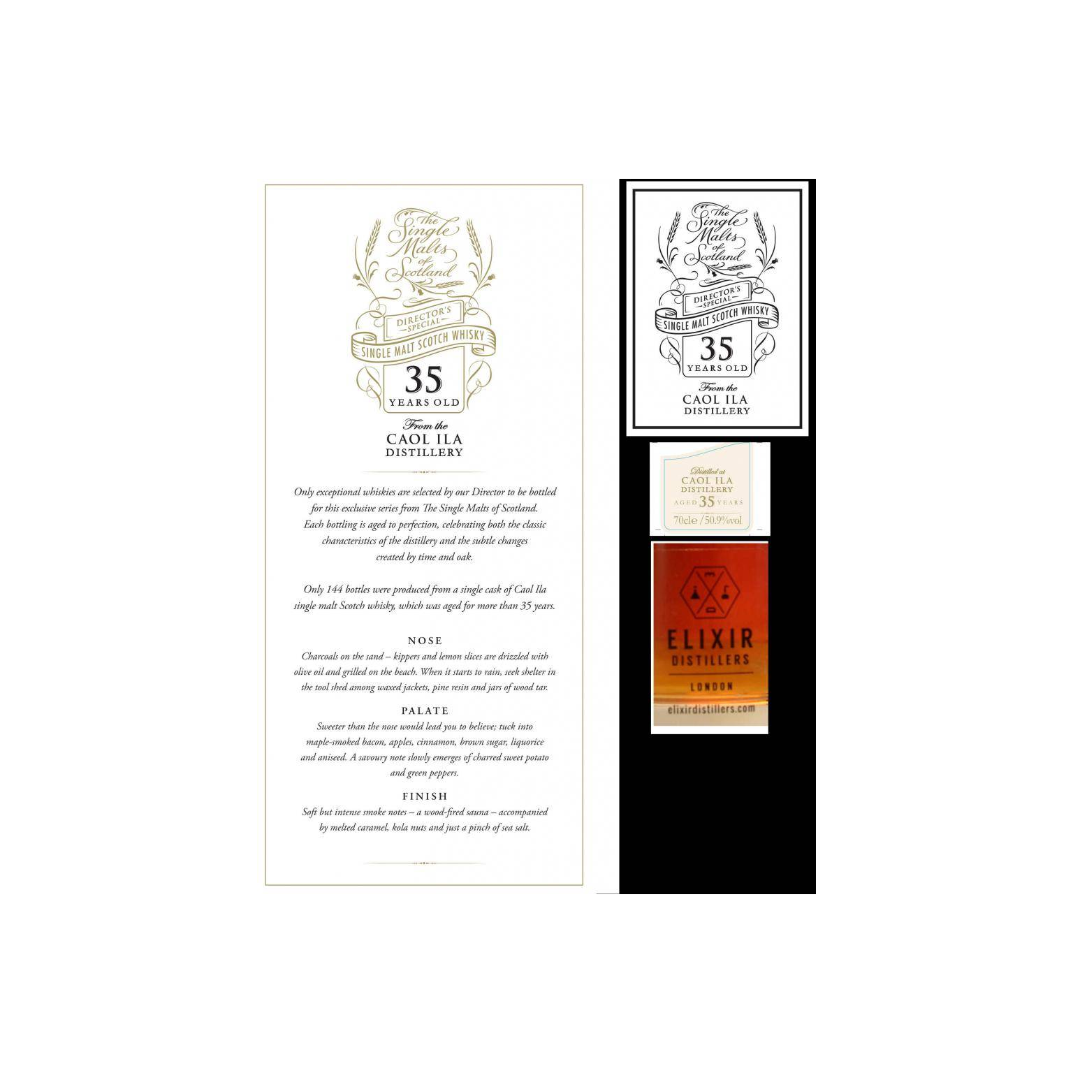 Caol Ila 35 Years Single Malt Whisky 3