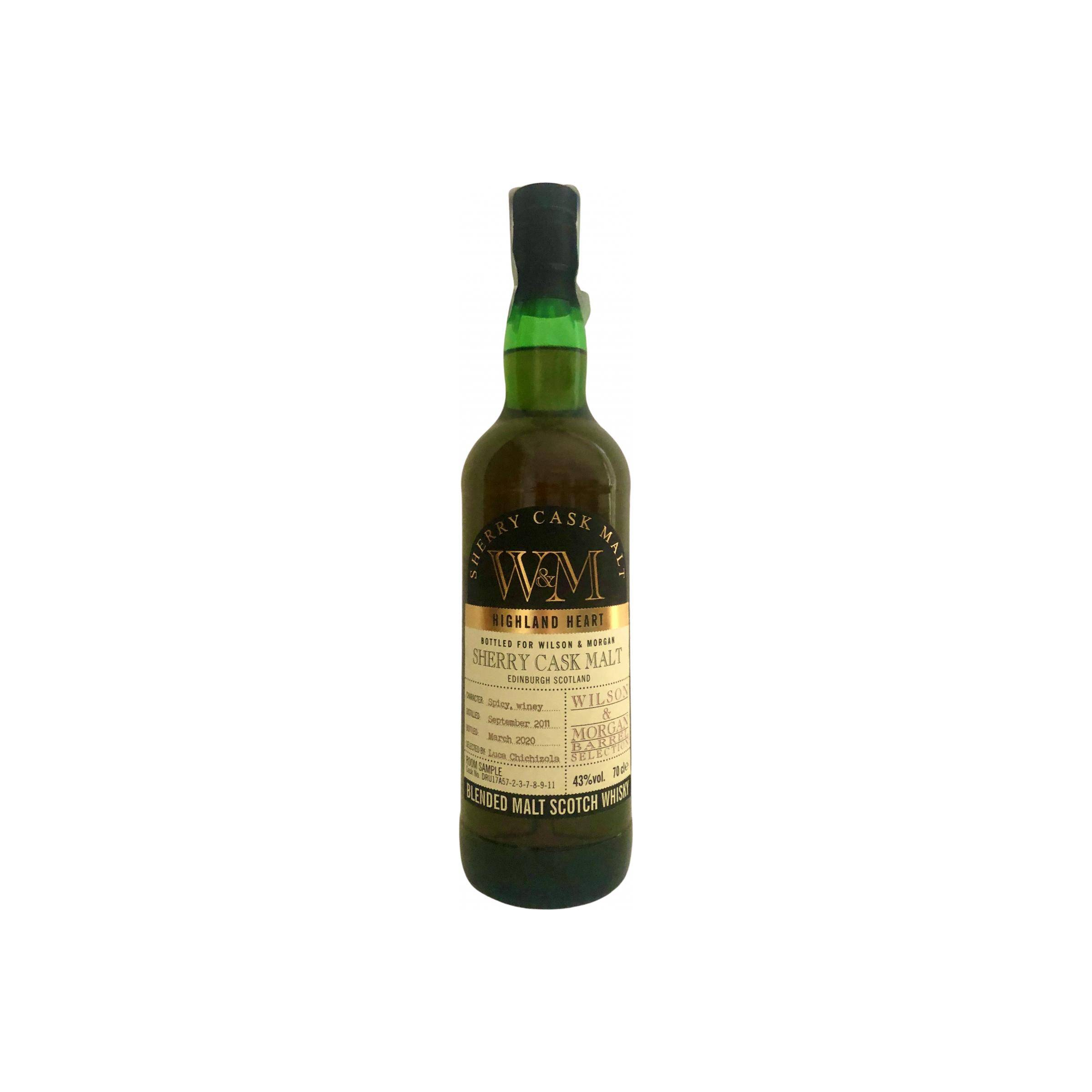 Wilson & Morgan 2011 8 Years Blended Malt Whisky