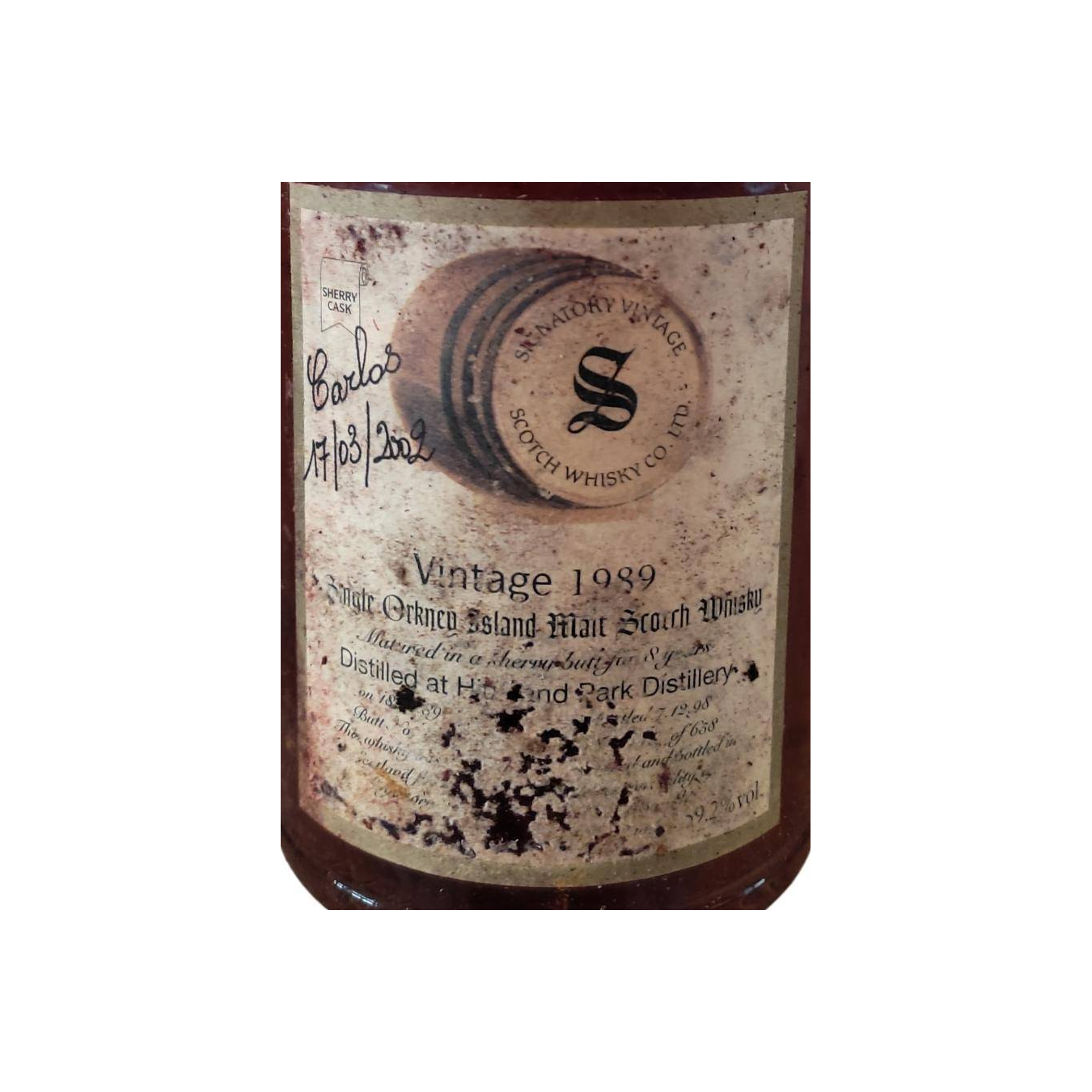 Highland Park Vintage Collection - Dumpy 1989 8 Years Single Malt Whisky 2
