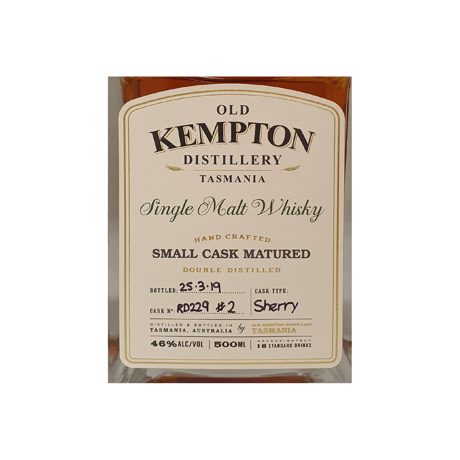 Old Kempton Sherry Cask 2