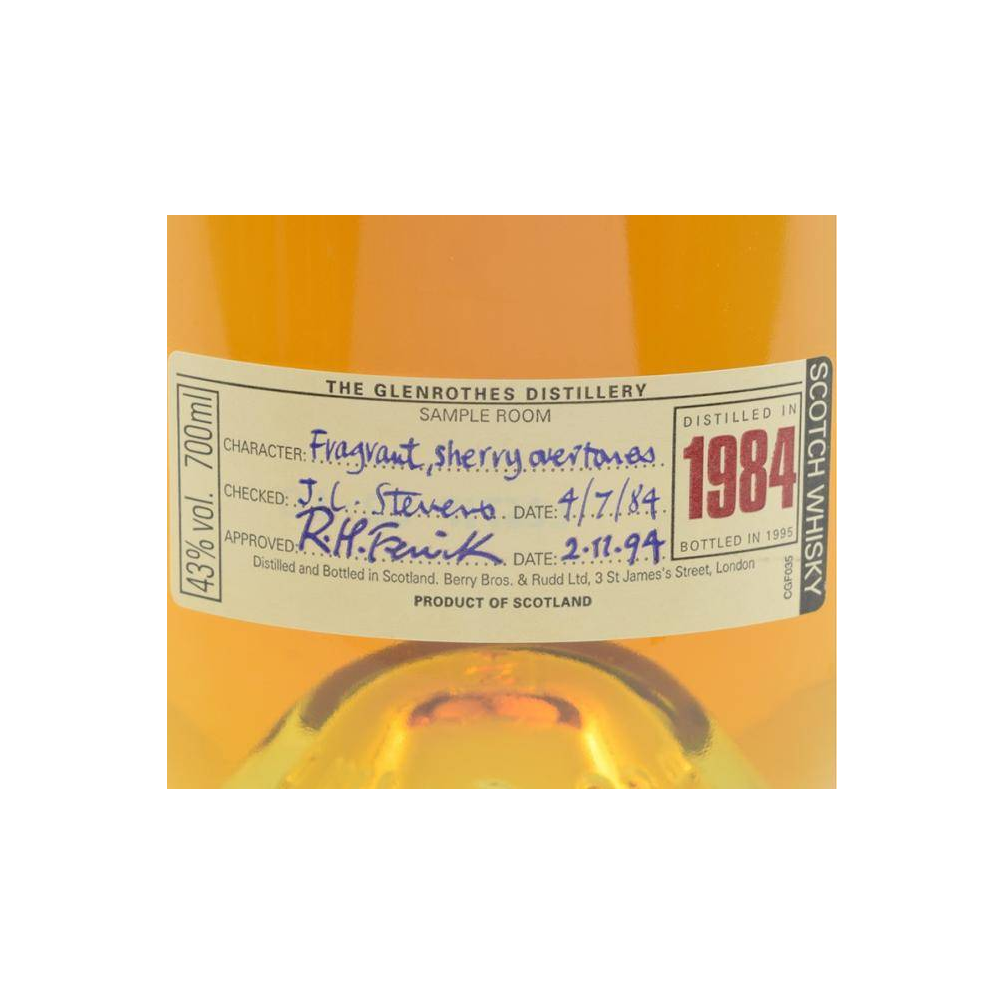The Glenrothes 1984 10 Years Single Malt Whisky 2