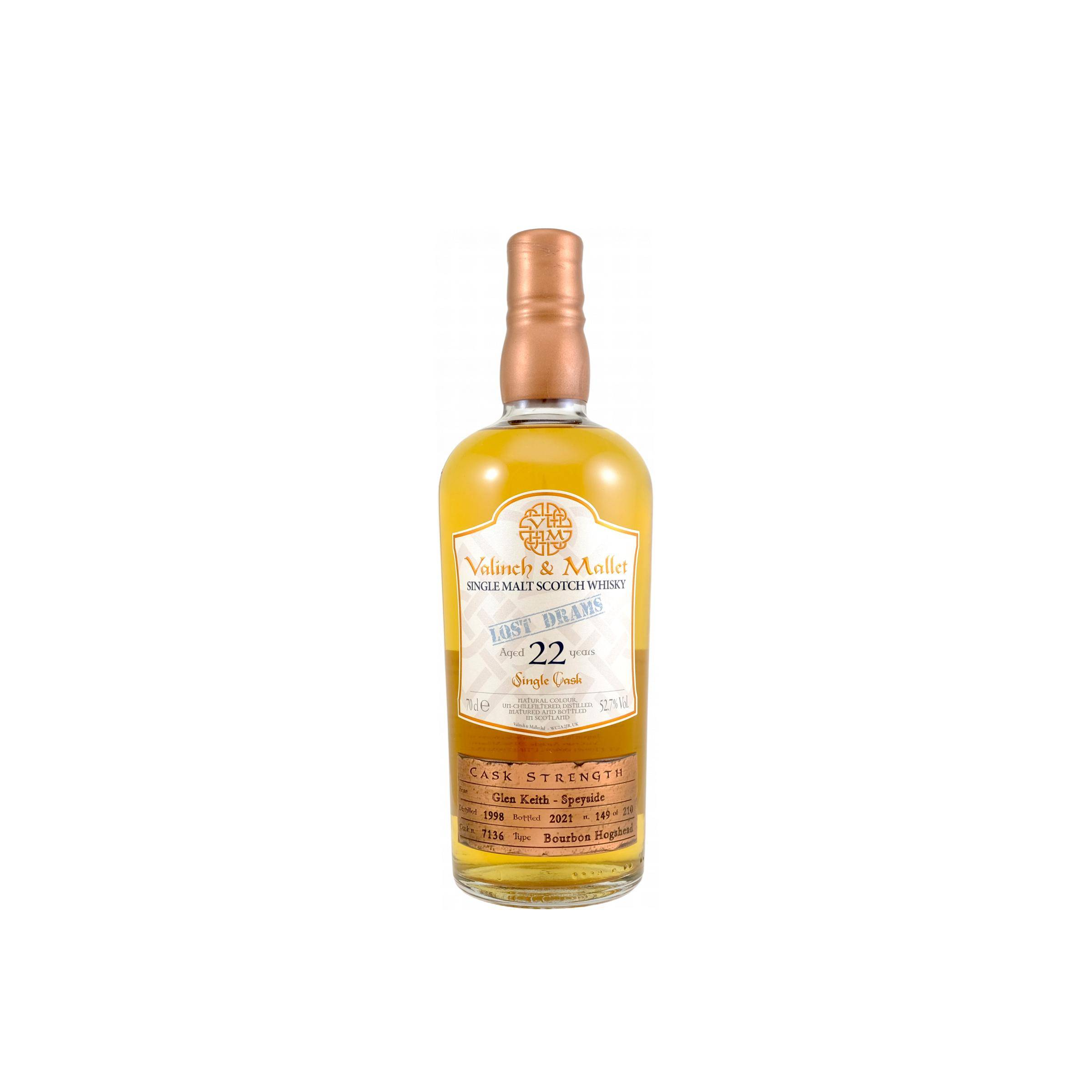 Glen Keith 1998 22 Years Single Malt Whisky