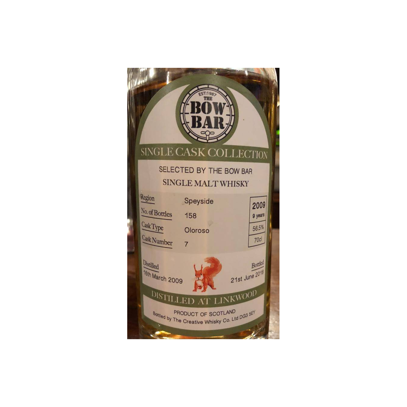 Linkwood 2009 9 Years Single Malt Whisky