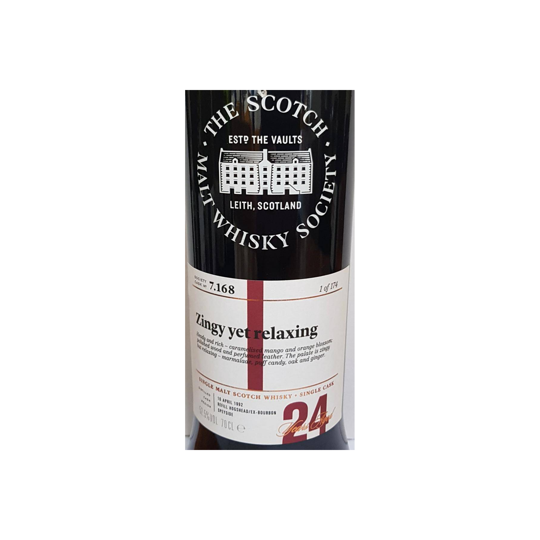 The Scotch Malt Whisky Society 1992 24 Years Single Malt Whisky 2