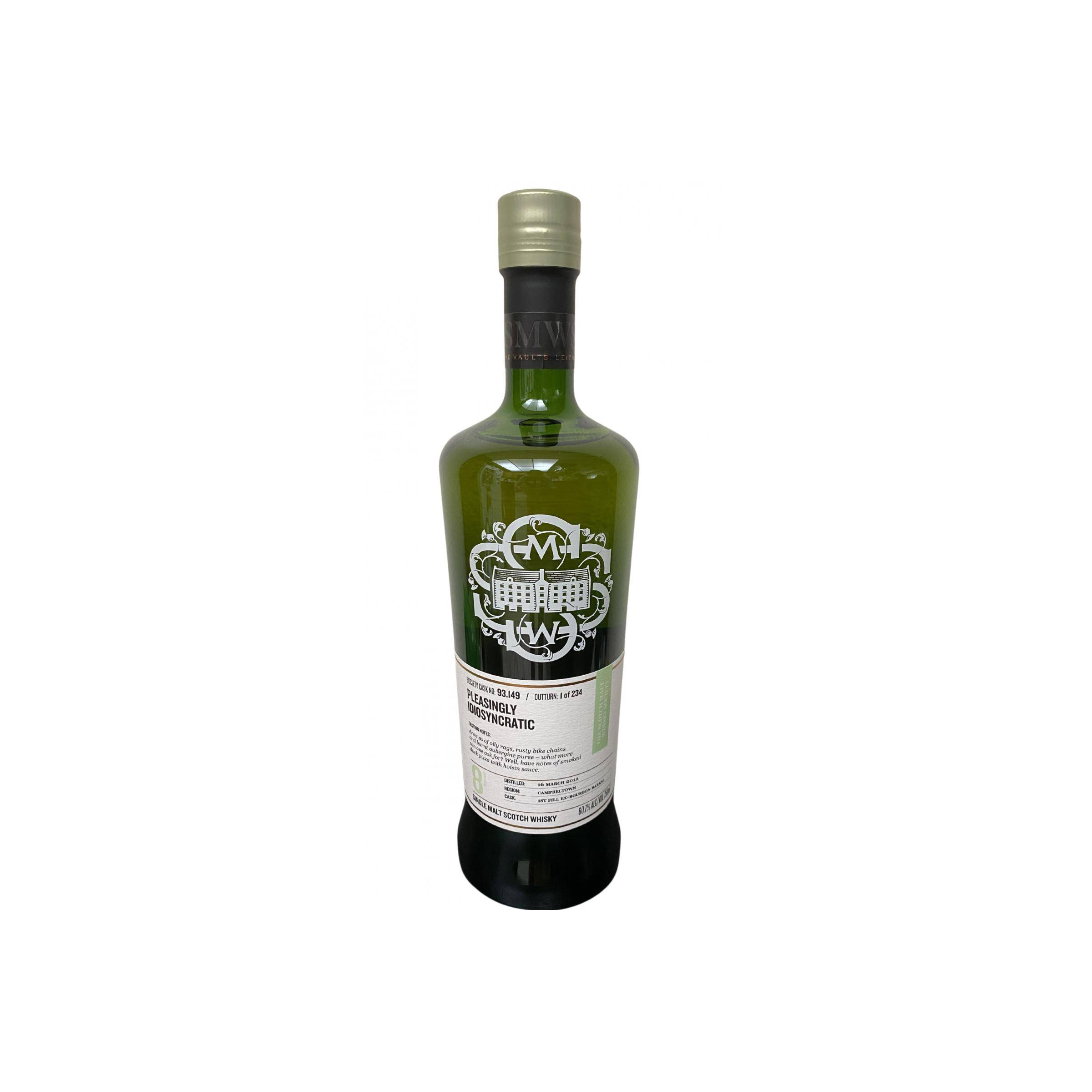 The Scotch Malt Whisky Society 2012 8 Years Single Malt Whisky