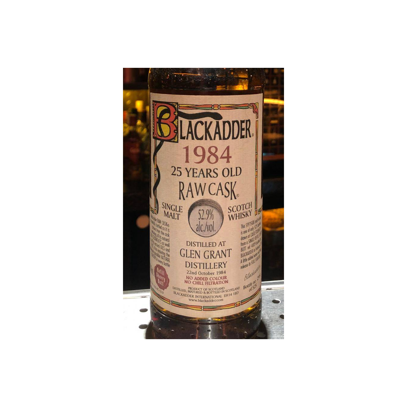 Glen Grant Raw Cask 1984 25 Years Single Malt Whisky