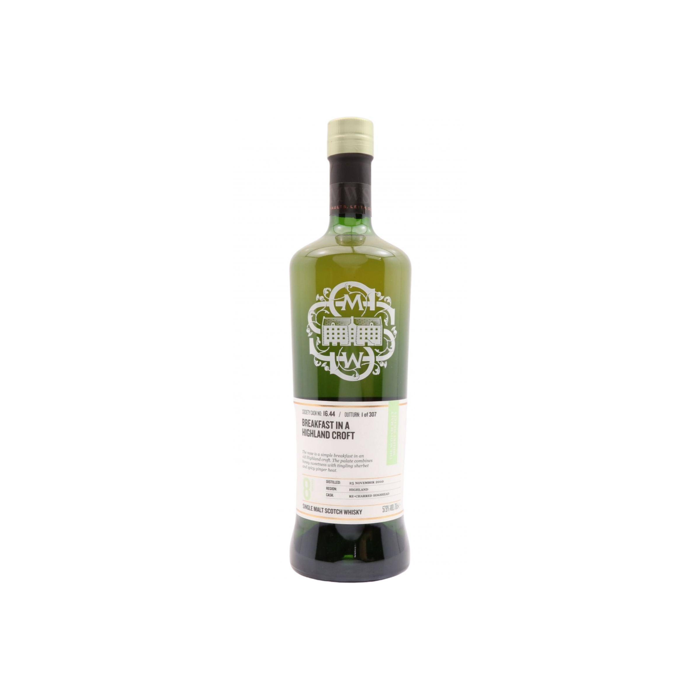 The Scotch Malt Whisky Society 2010 8 Years Single Malt Whisky