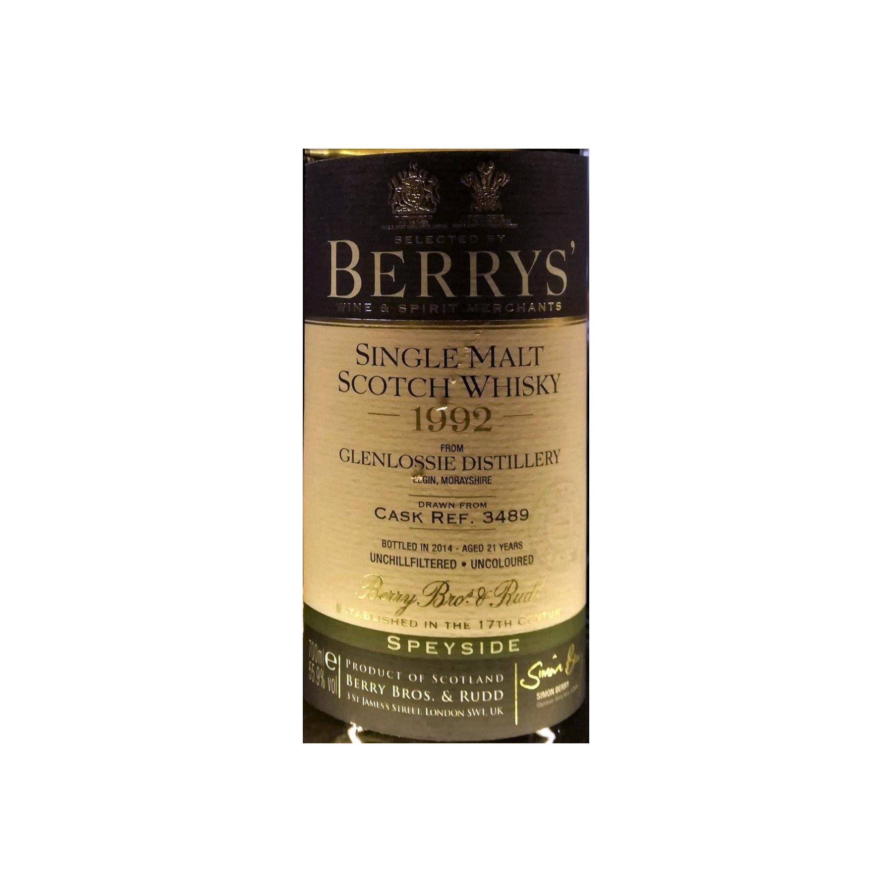 Glenlossie 1992 21 Years Single Malt Whisky