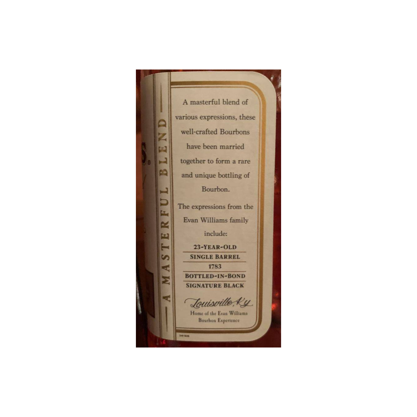 Evan Williams Bourbon Whisky 2