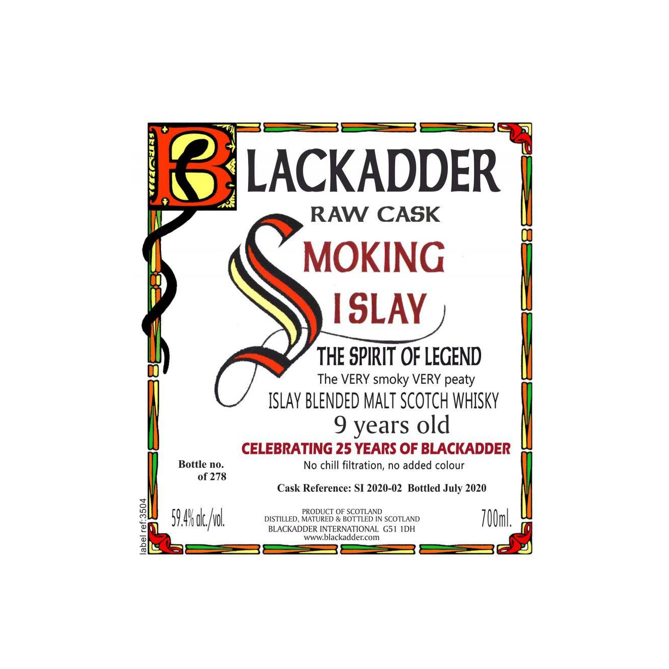 Blackadder Raw Cask 9 Years Blended Malt Whisky 2