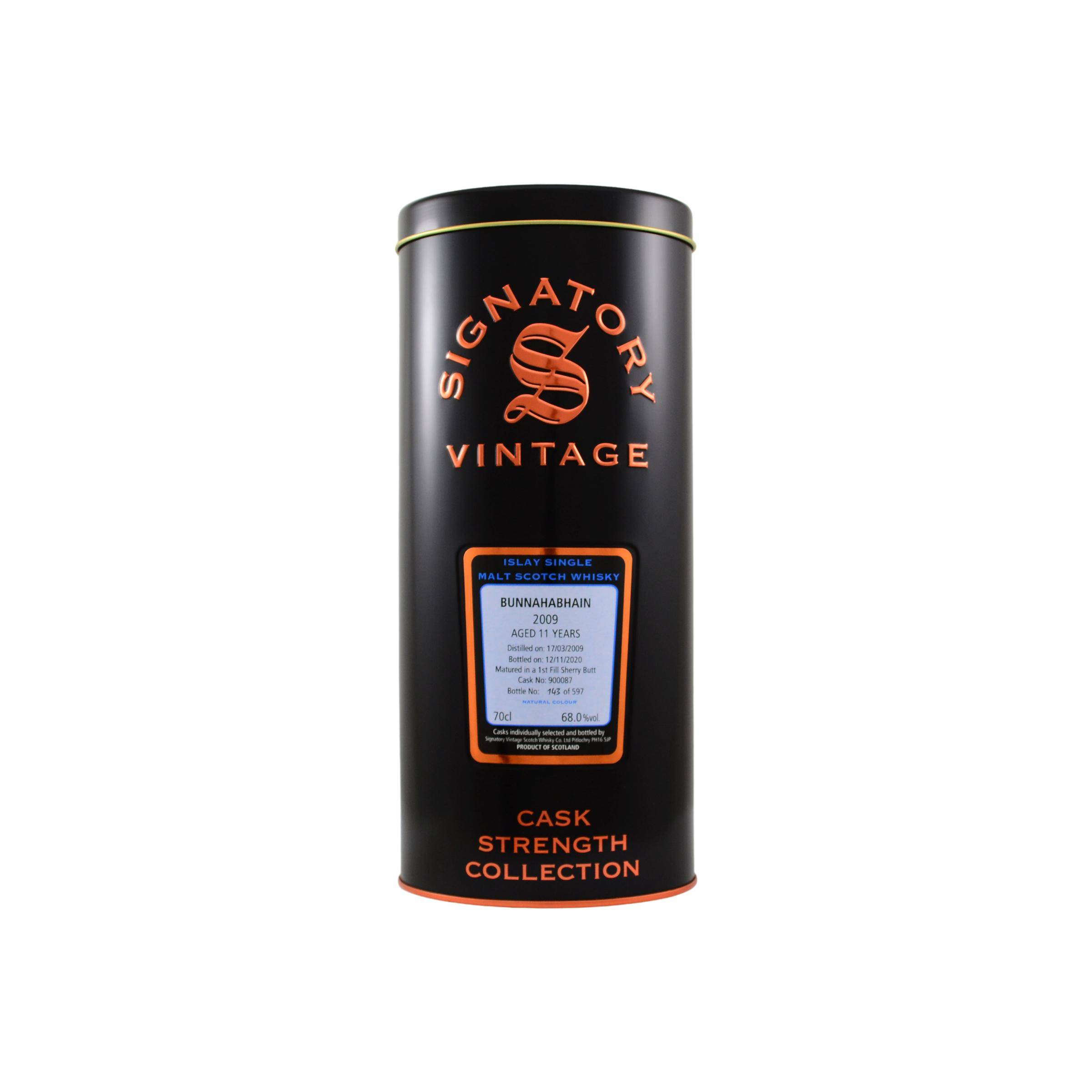 Bunnahabhain Cask Strength Collection 2009 11 Years Single Malt Whisky 2