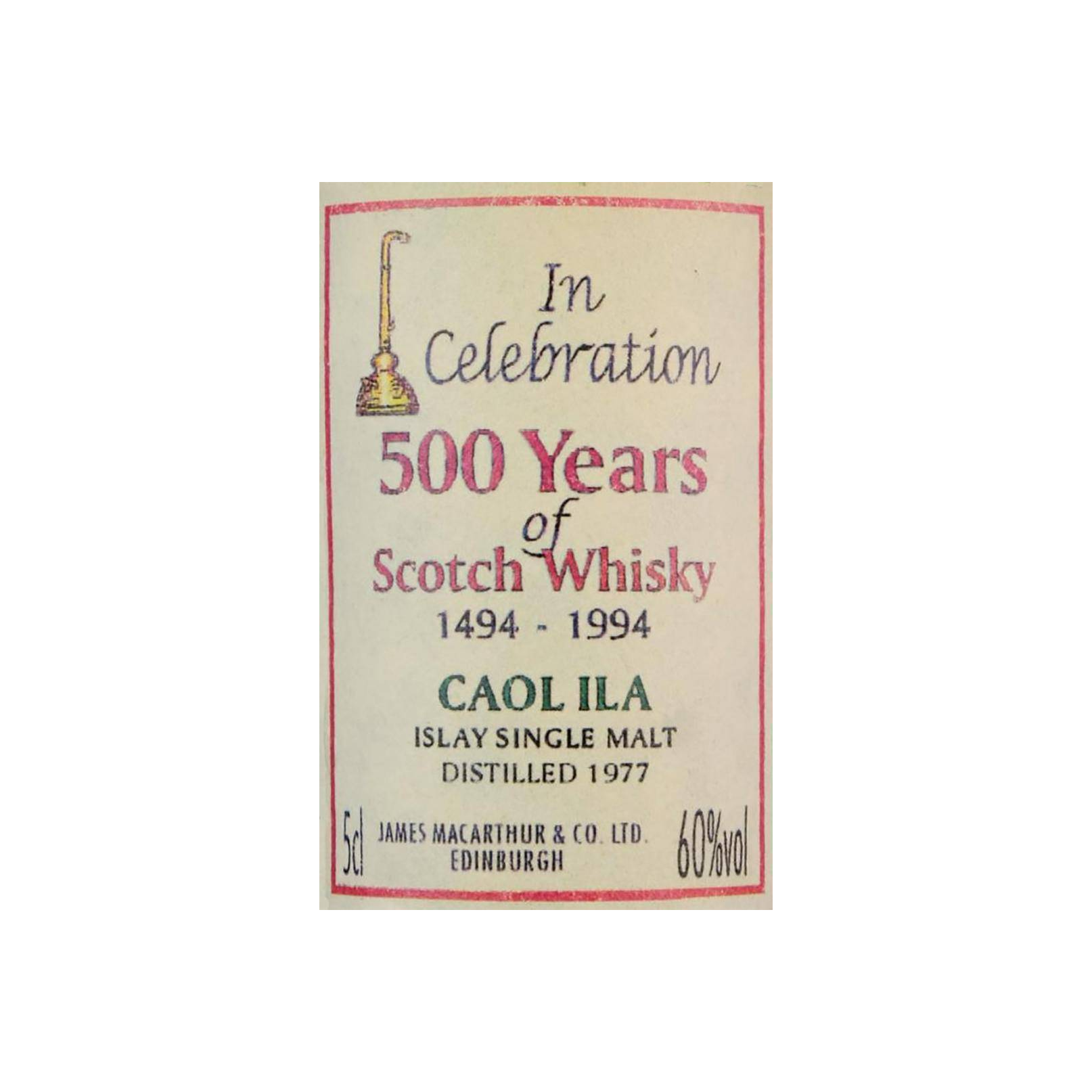 Caol Ila 1977 17 Years Single Malt Whisky 3