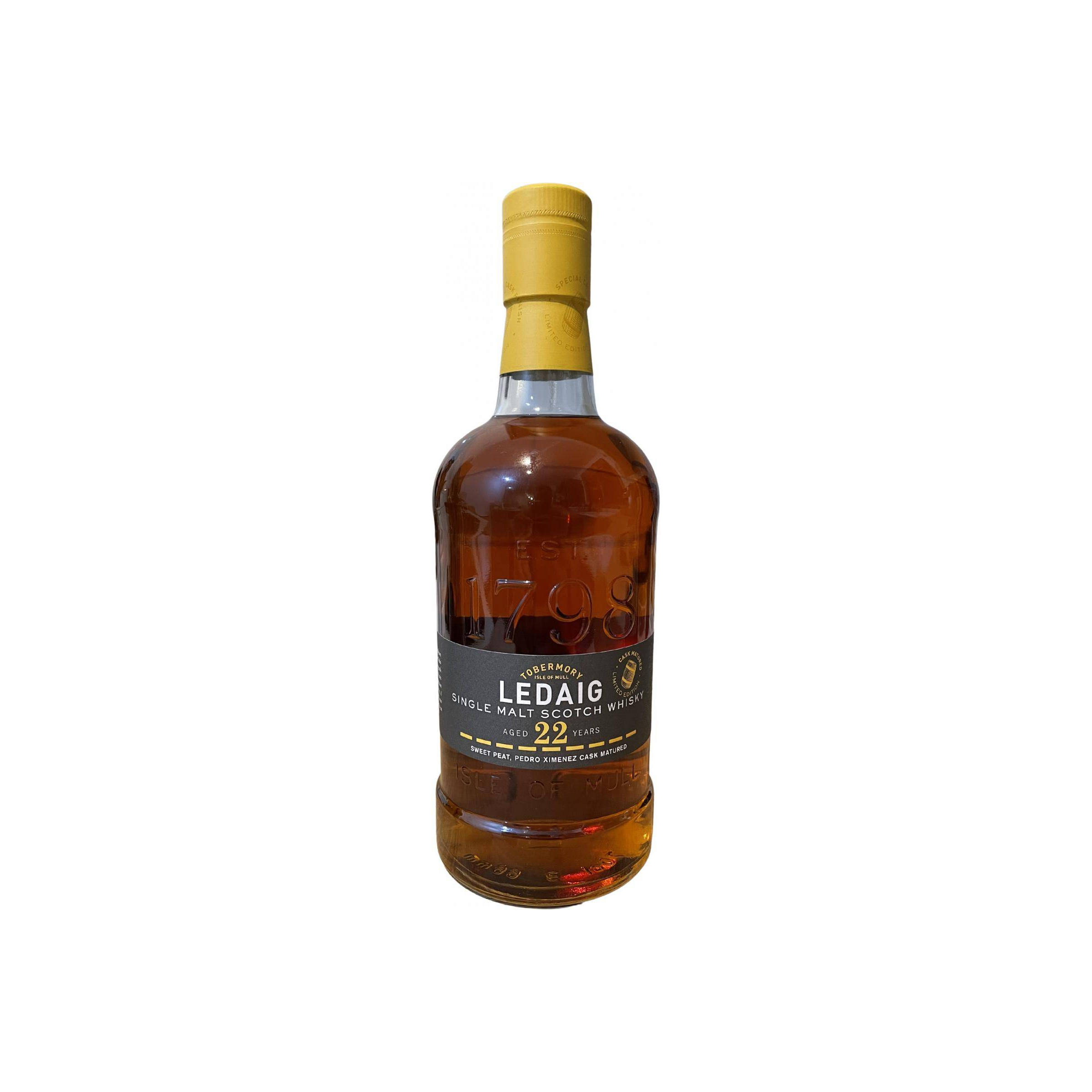 Ledaig Limited Edition 1999 22 Years Single Malt Whisky