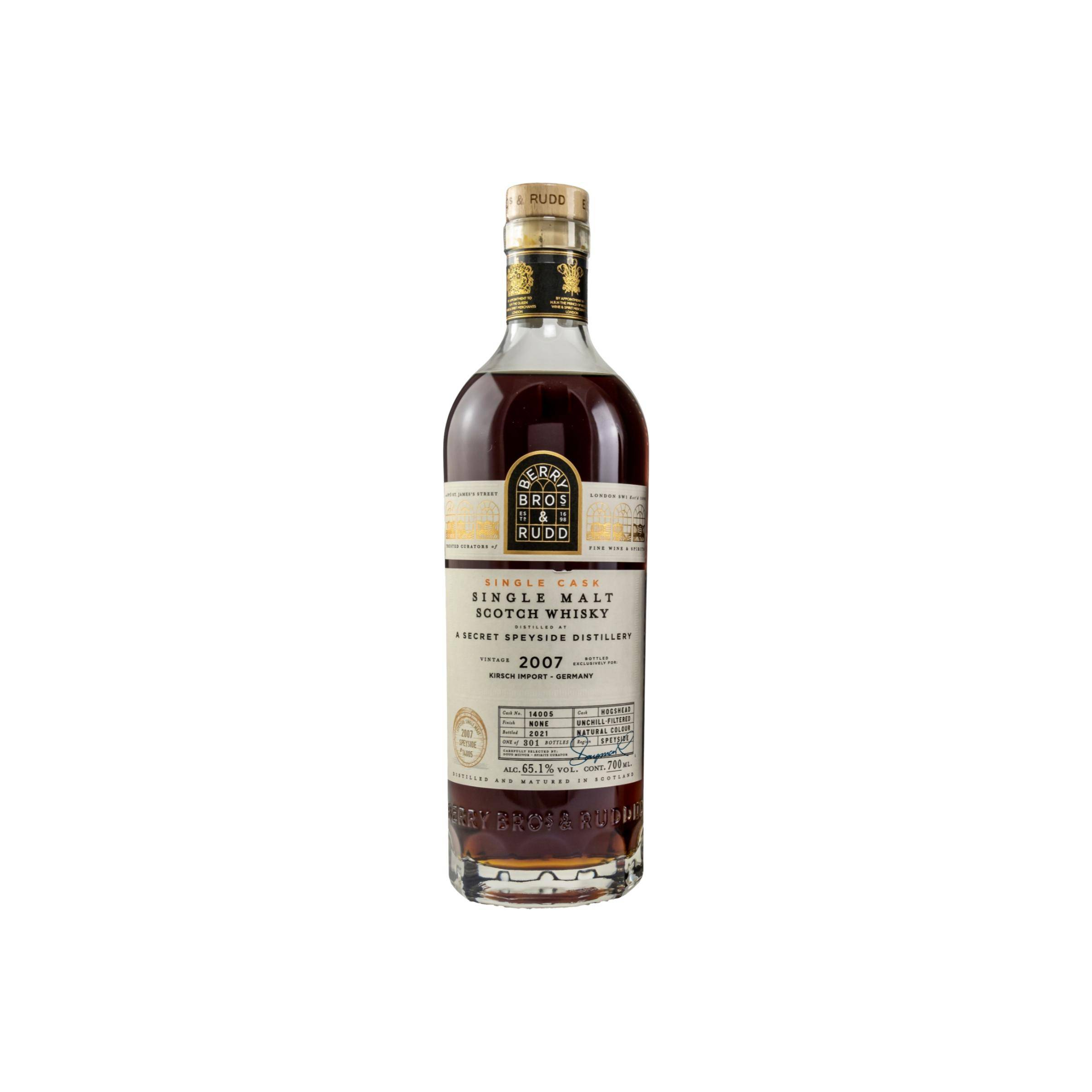 Berry Bros. & Rudd Single Cask 2007 14 Years Single Malt Whisky