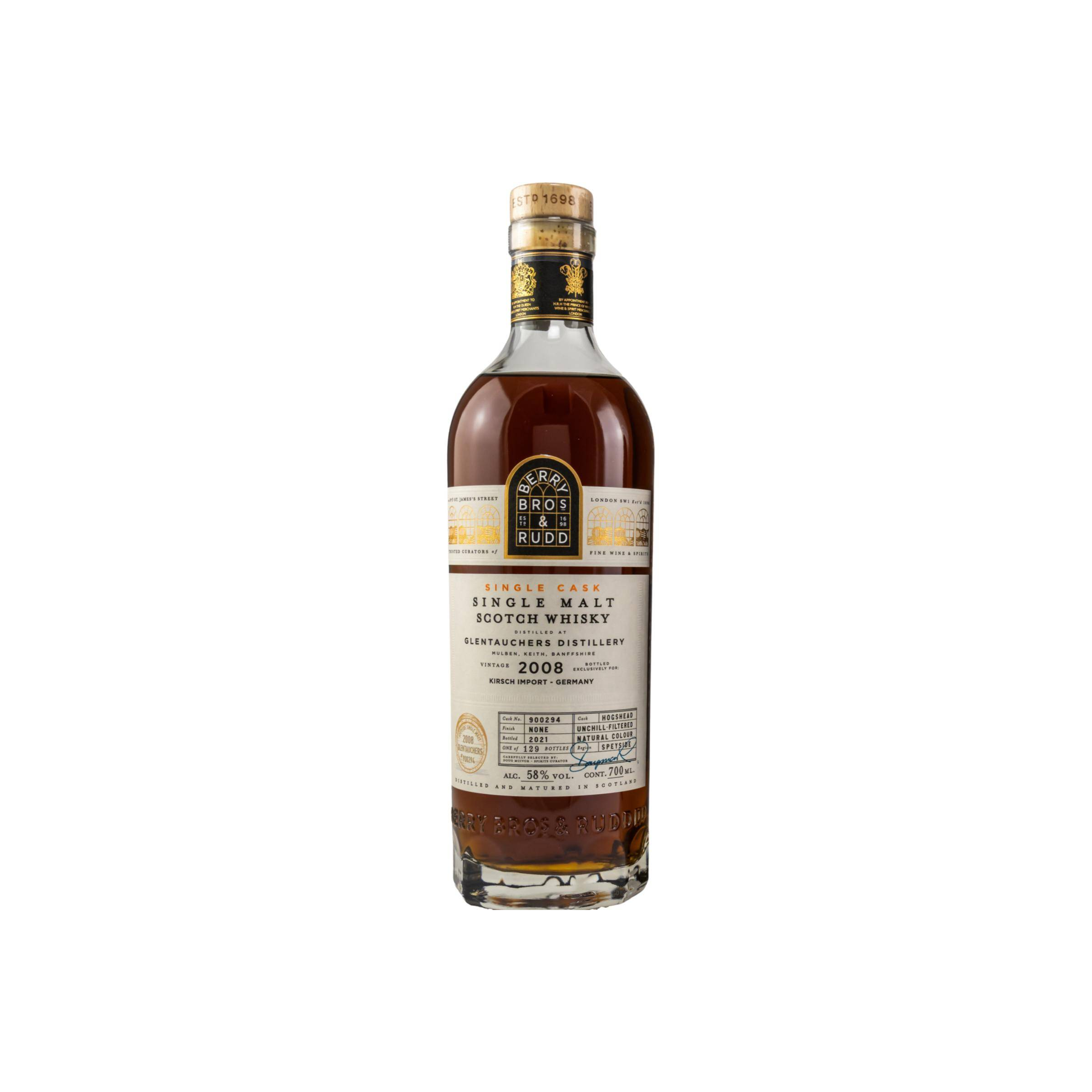 Glentauchers Single Cask 2008 13 Years Single Malt Whisky