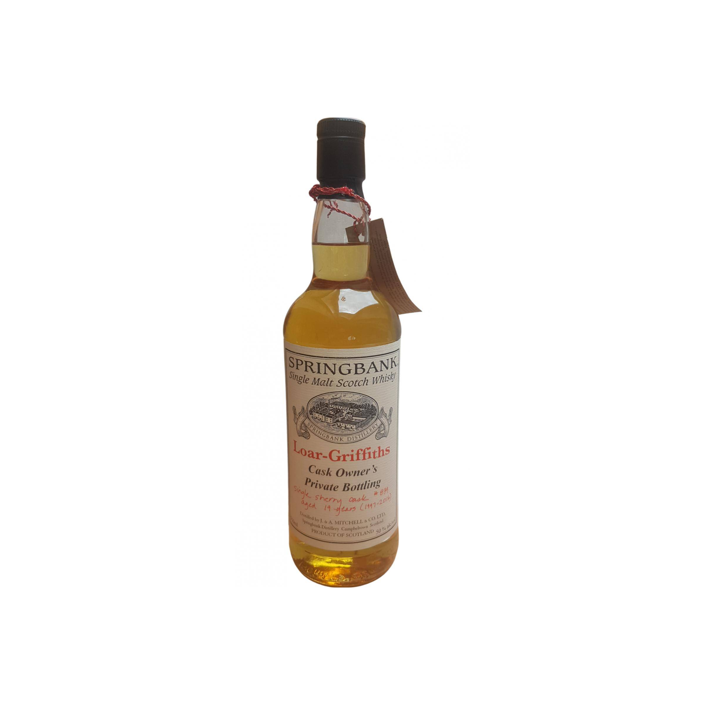 Springbank Private Bottling 1997 19 Years Single Malt Whisky