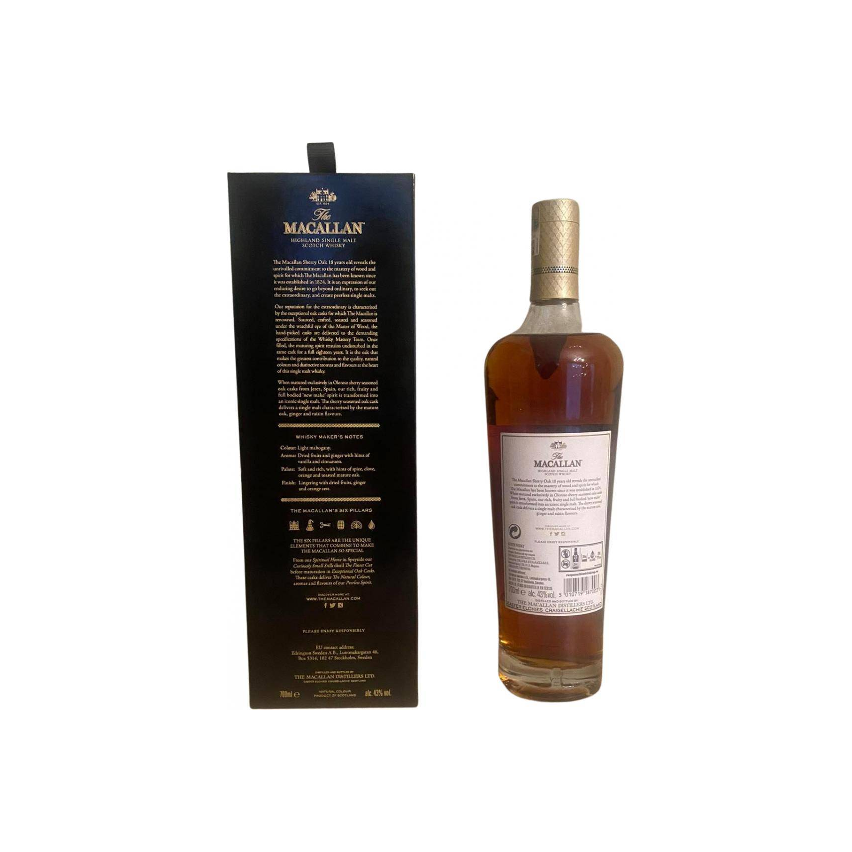 The Macallan 18 Years Single Malt Whisky 3