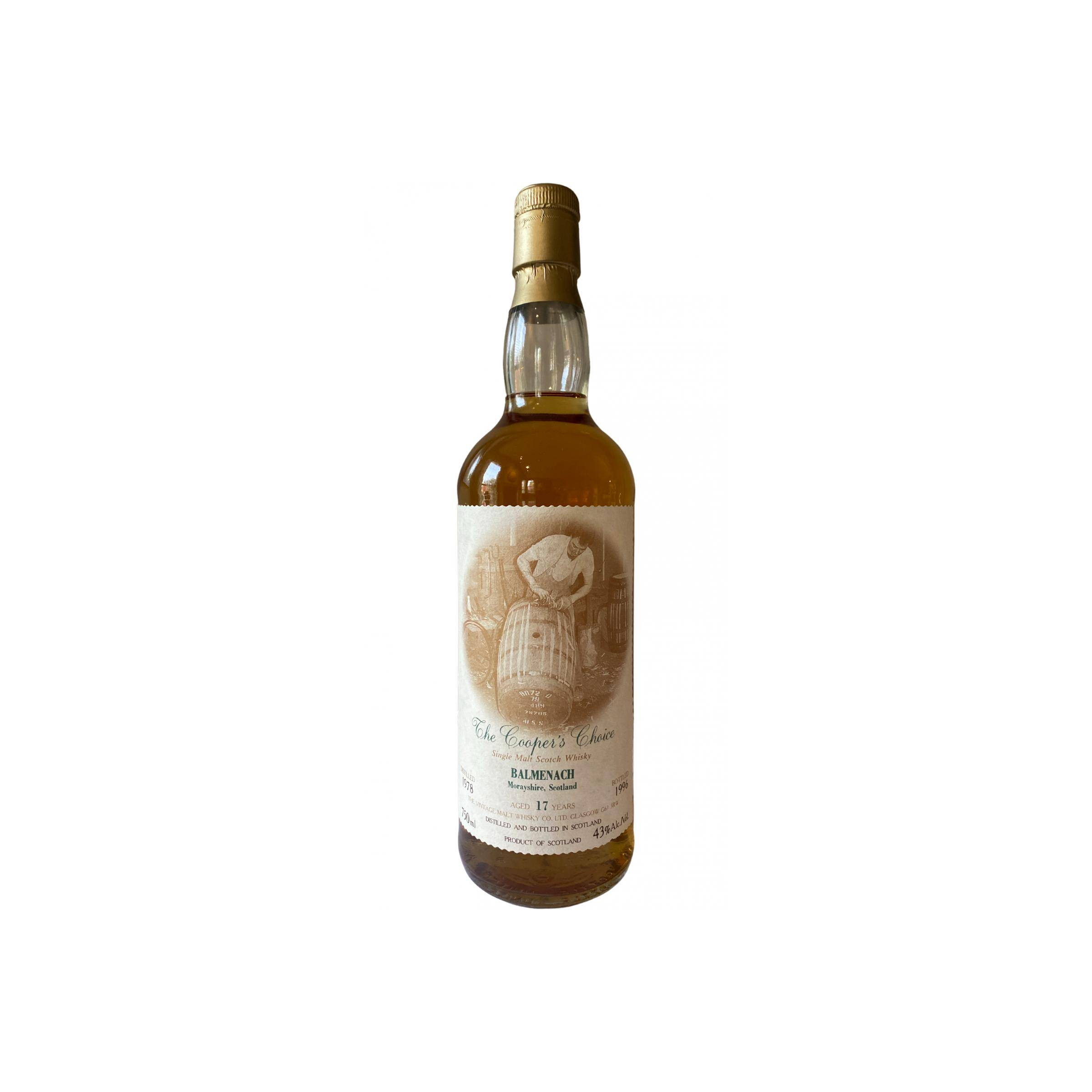 Balmenach The Cooper's Choice 1978 17 Years Single Malt Whisky