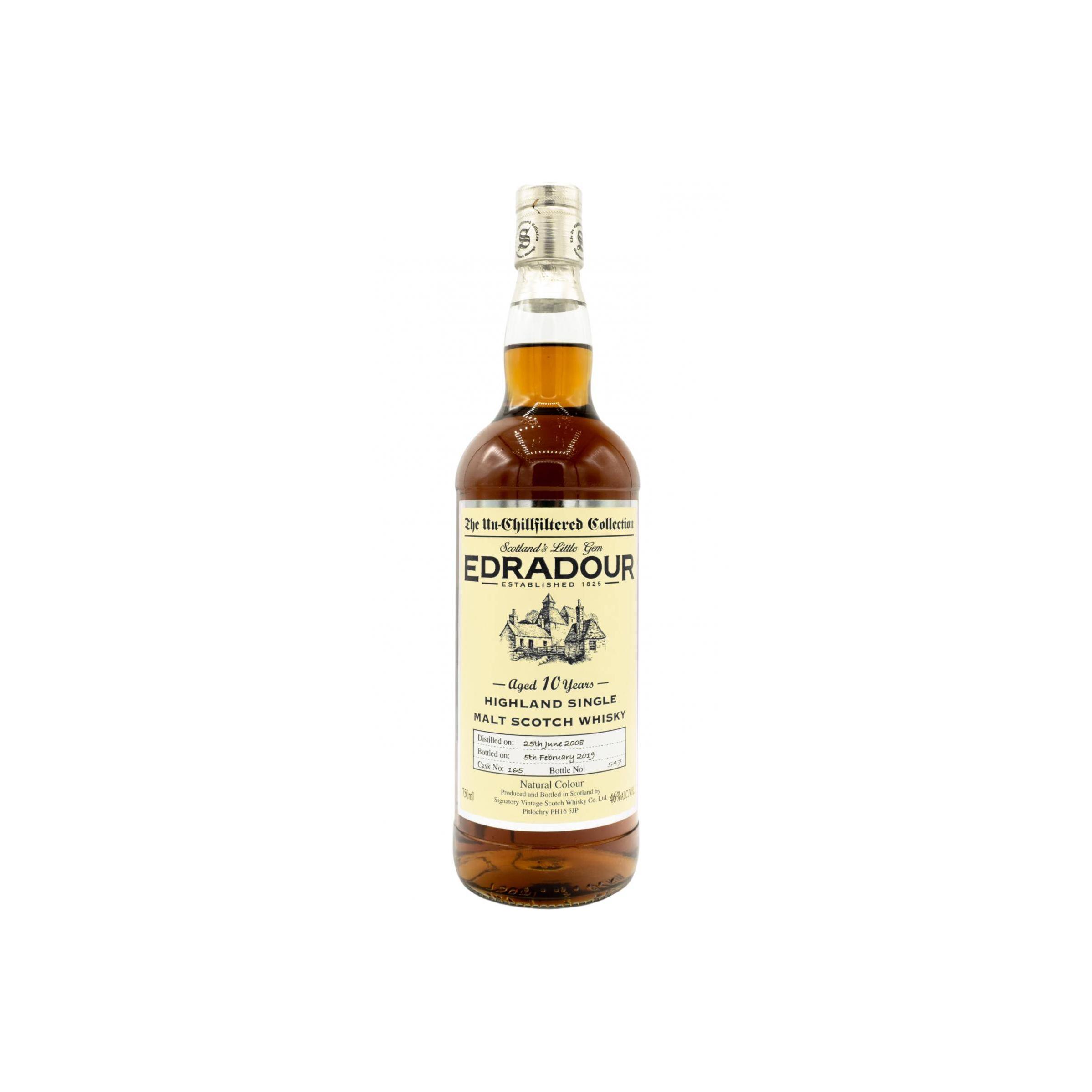 Edradour The Un-Chillfiltered Collection 2008 10 Years Single Malt Whisky 2