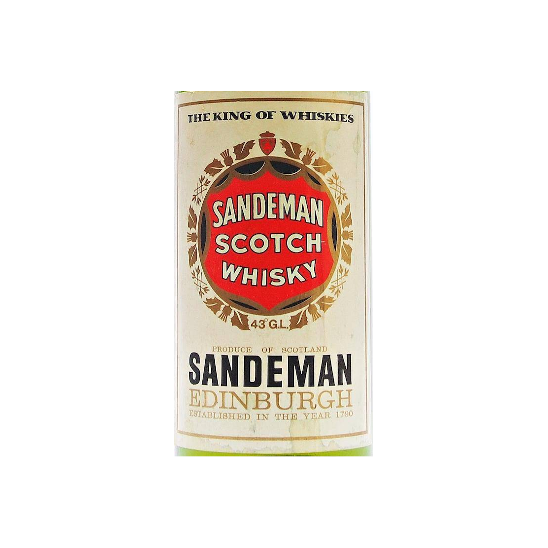 Sandeman Scotch Whisky, The King of Whiskies GGSS 3
