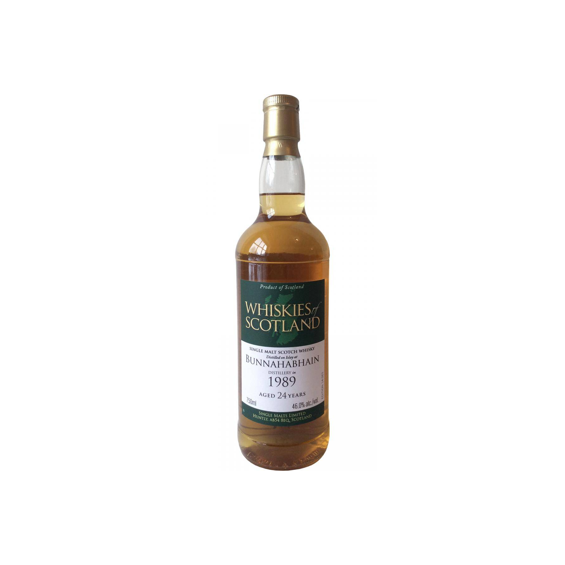 Bunnahabhain 1989 24 Years Single Malt Whisky