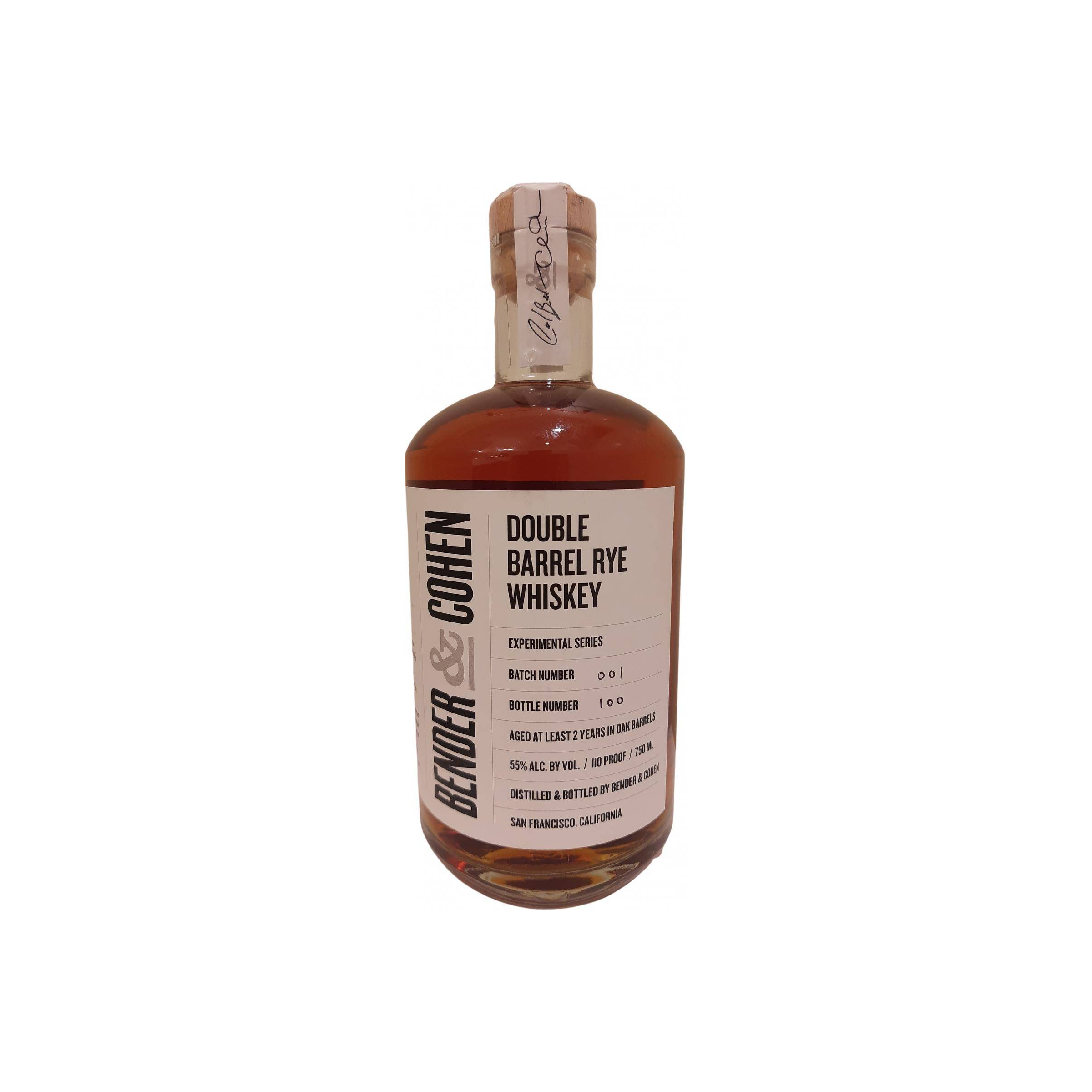 Bender & Cohen Double Barrel Rye Whiskey