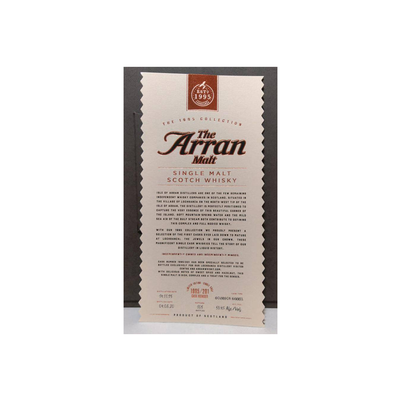 Arran 1995 24 Years Single Malt Whisky 2