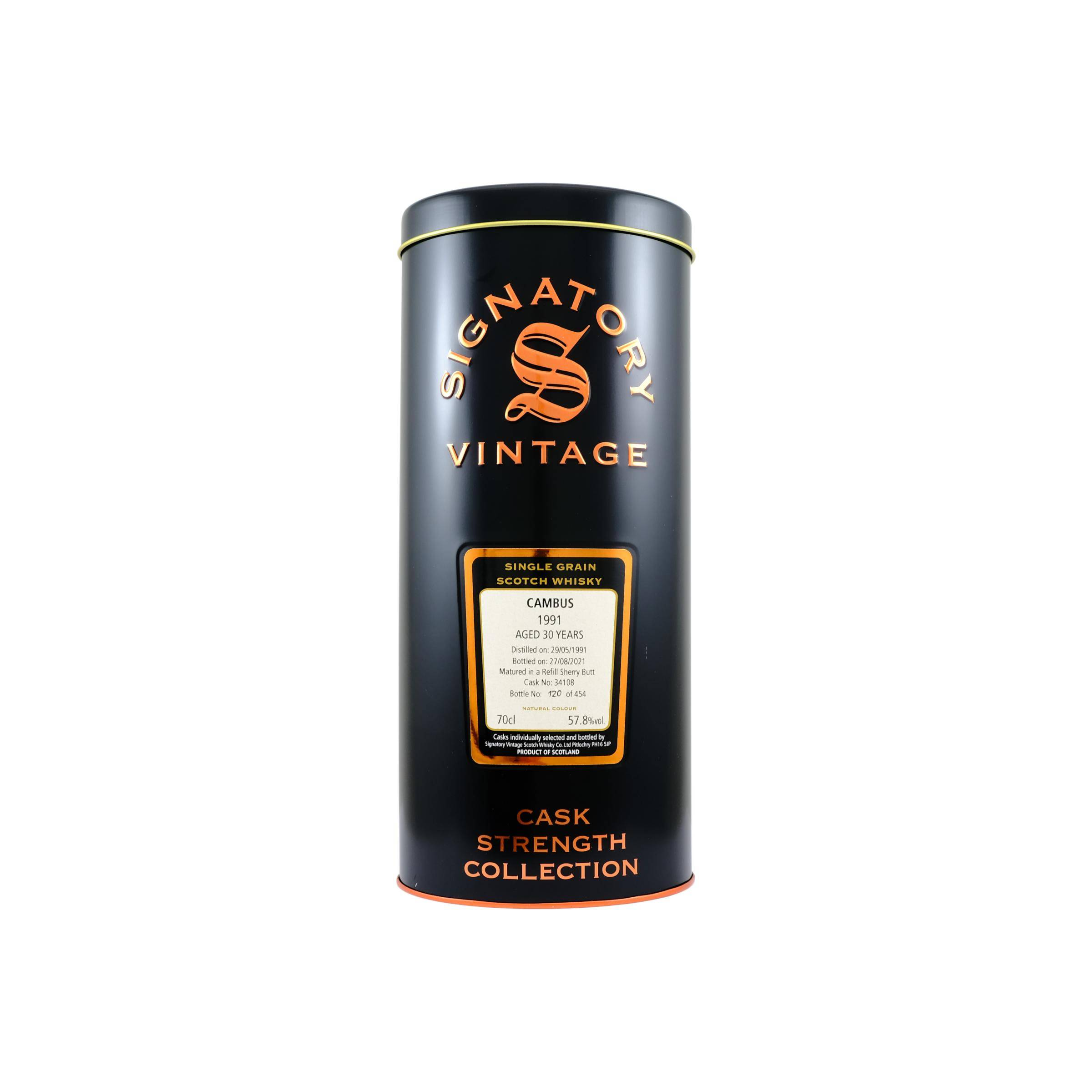 Cambus Cask Strength Collection 1991 30 Years Single Grain Whisky 2