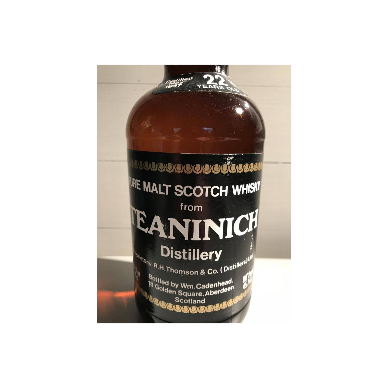 Teaninich 1957 22 Years Single Malt Whisky 2