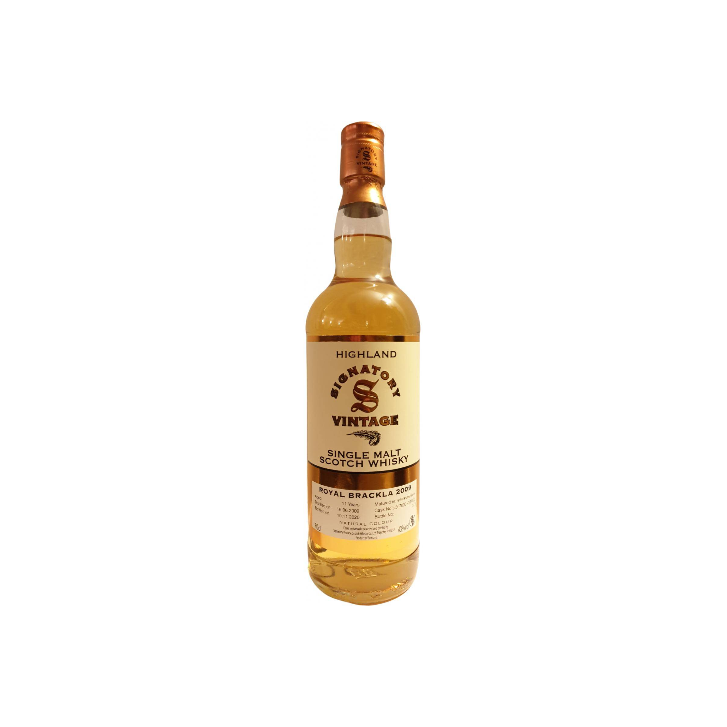 Royal Brackla Vintage Collection 2009 11 Years Single Malt Whisky