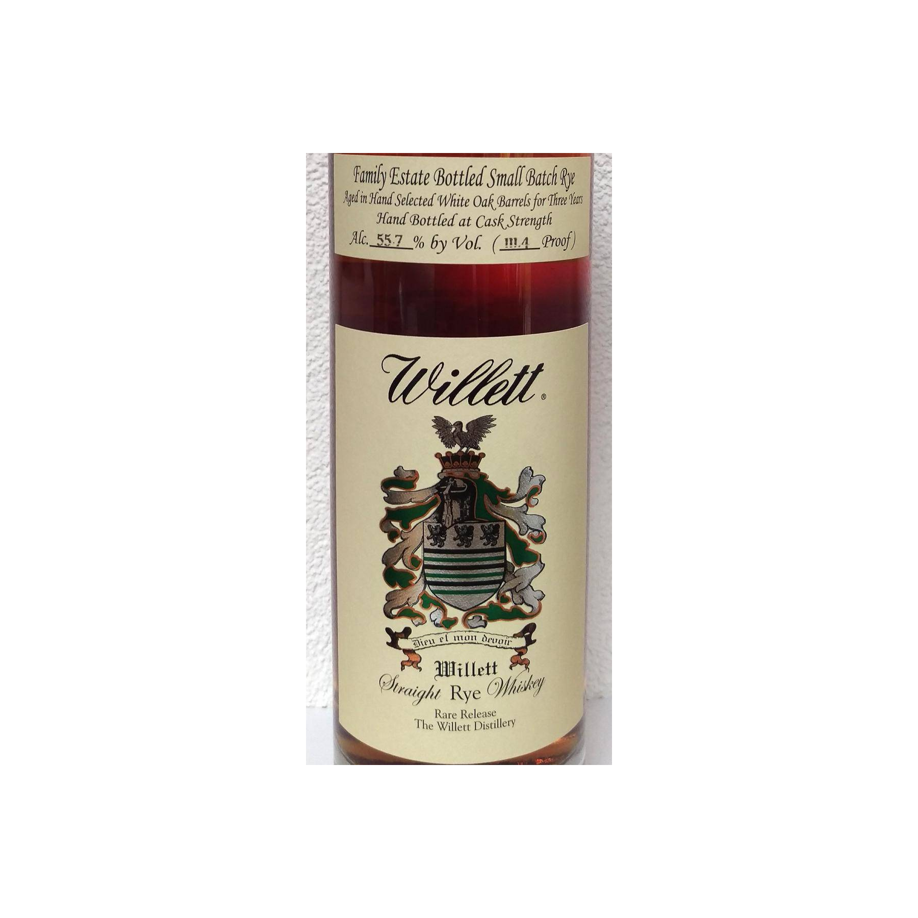 Willett 3 Years Rye Whisky 2