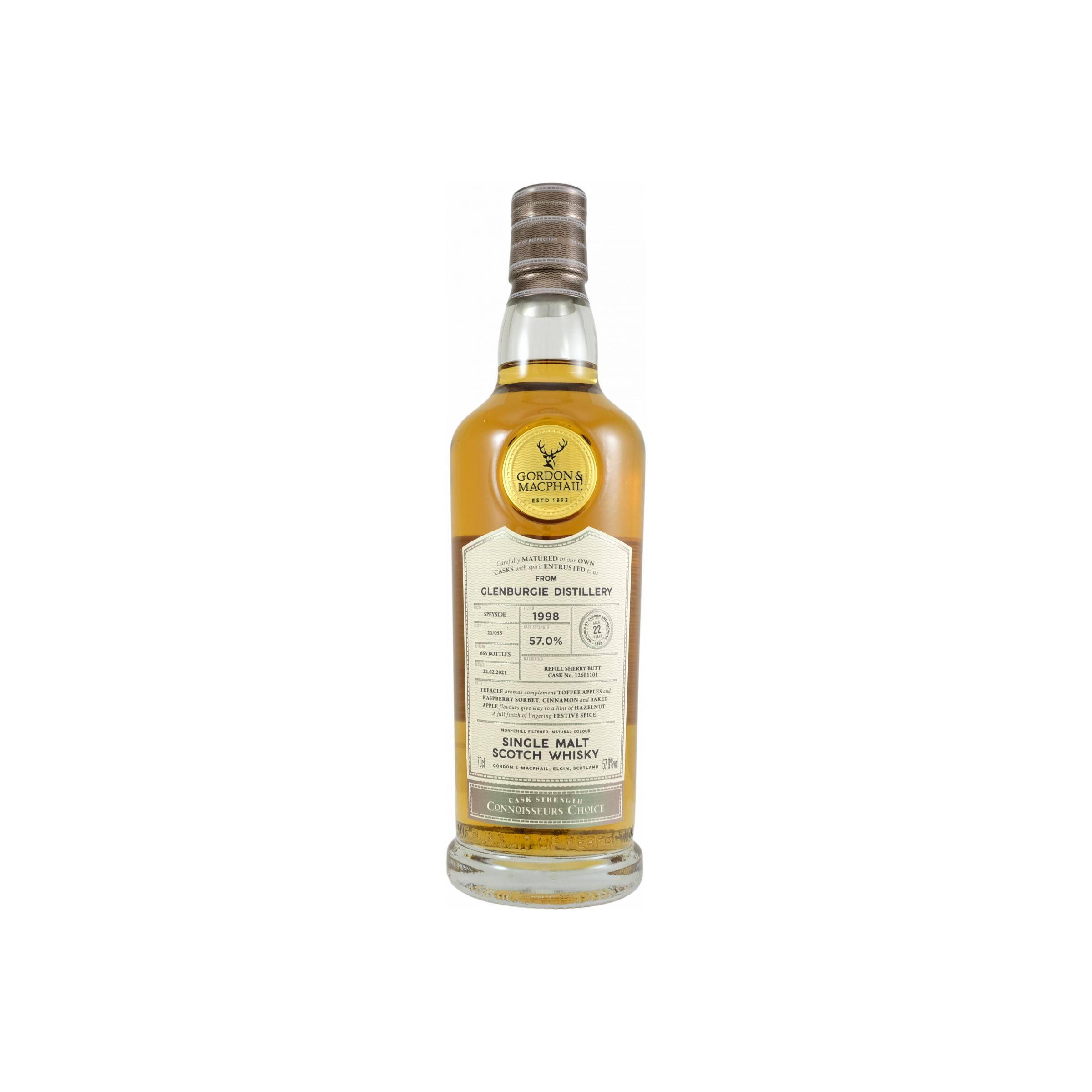 Glenburgie Connoisseurs Choice - Cask Strength 1998 22 Years Single Malt Whisky