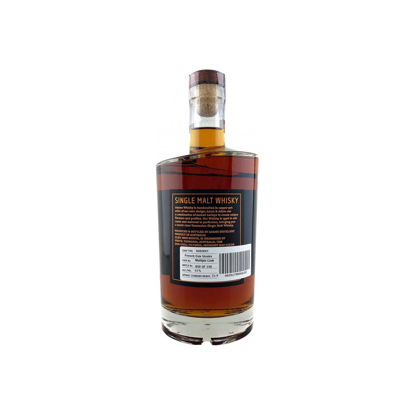 Adams Tasmanian Single Malt Whisky 2