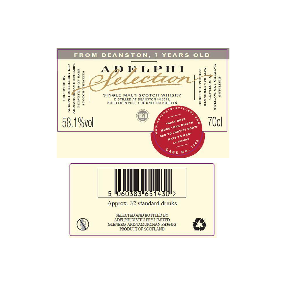 Deanston Limited Edition 2013 7 Years Single Malt Whisky 3