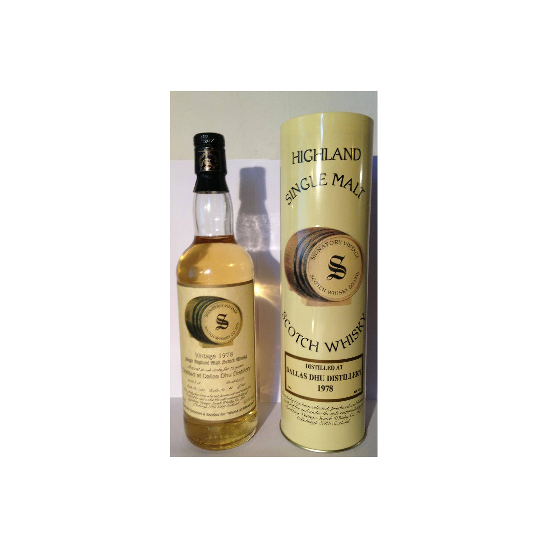 Dallas Dhu Vintage Collection 1978 19 Years Single Malt Whisky 3
