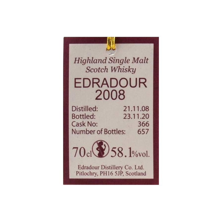 Edradour 2008 12 Years Single Malt Whisky 3