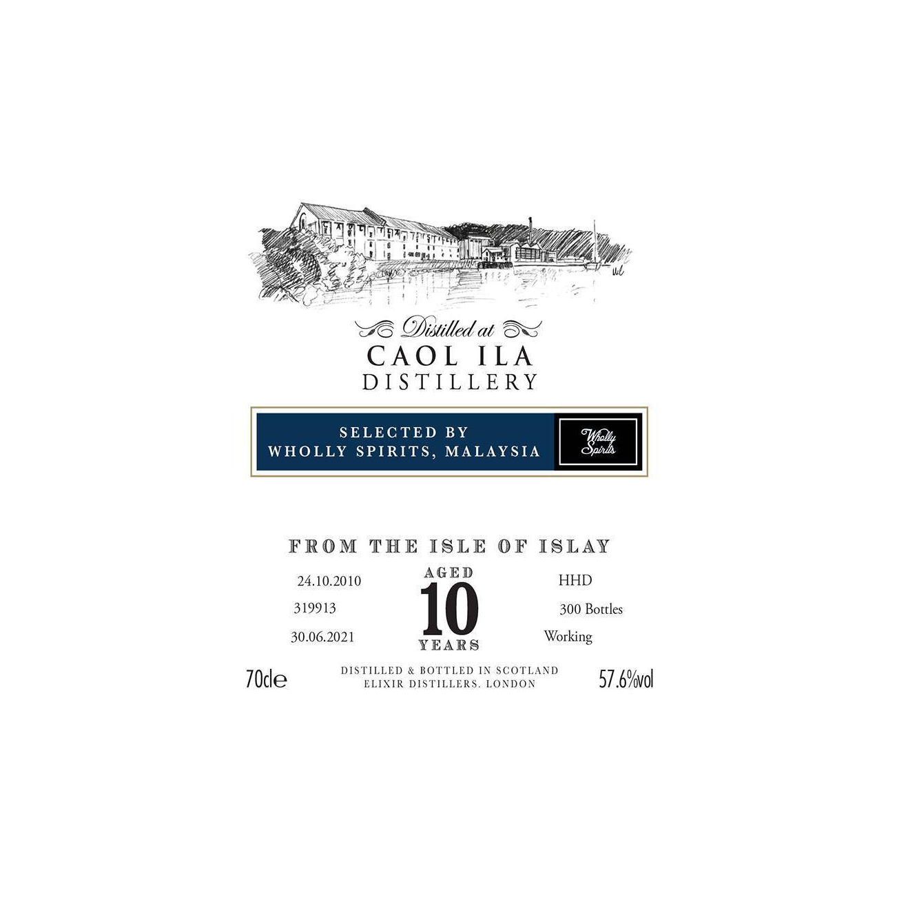 Caol Ila The Single Malts of Scotland 2010 10 Years Single Malt Whisky