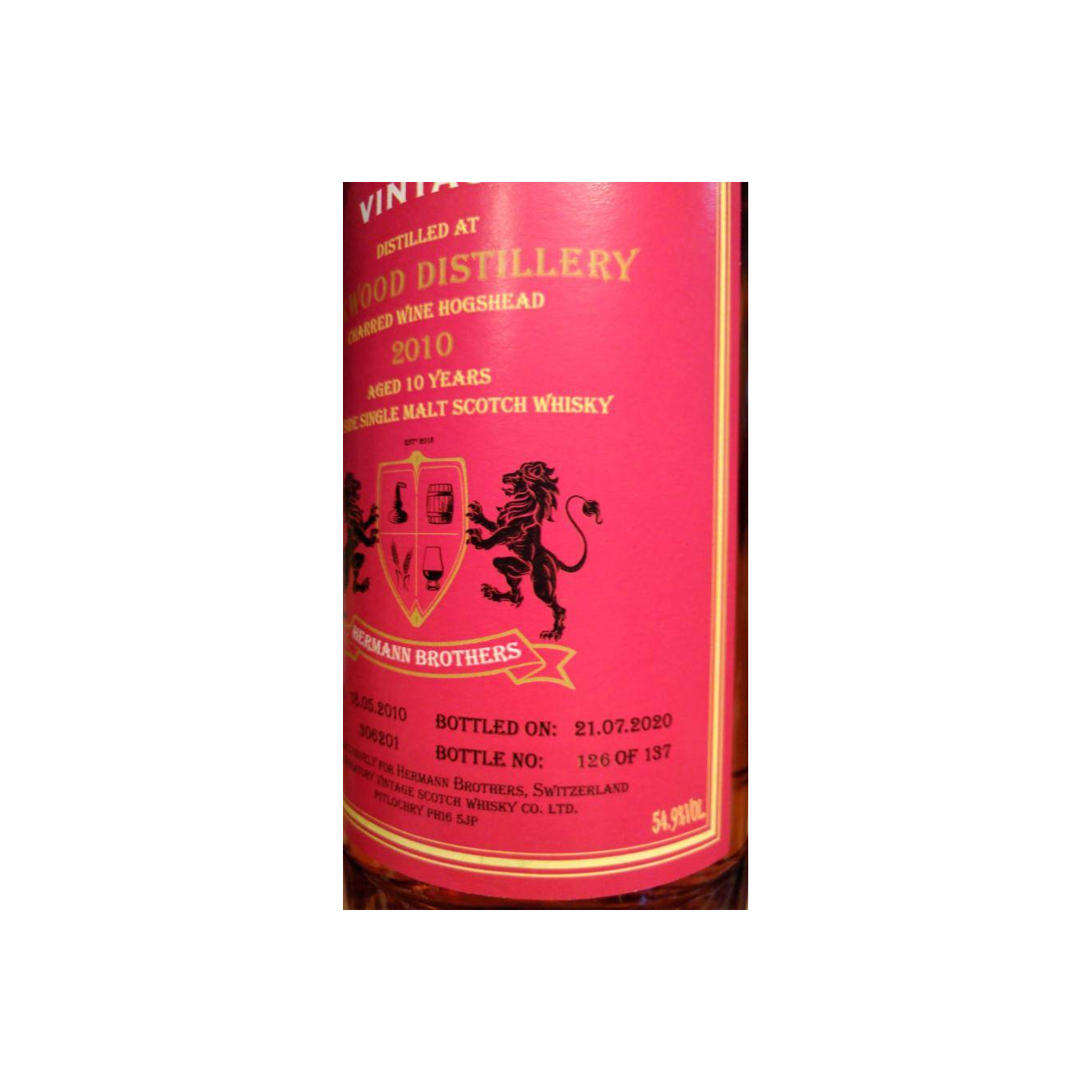 Linkwood The Un-Chillfiltered Collection 2010 10 Years Single Malt Whisky 2